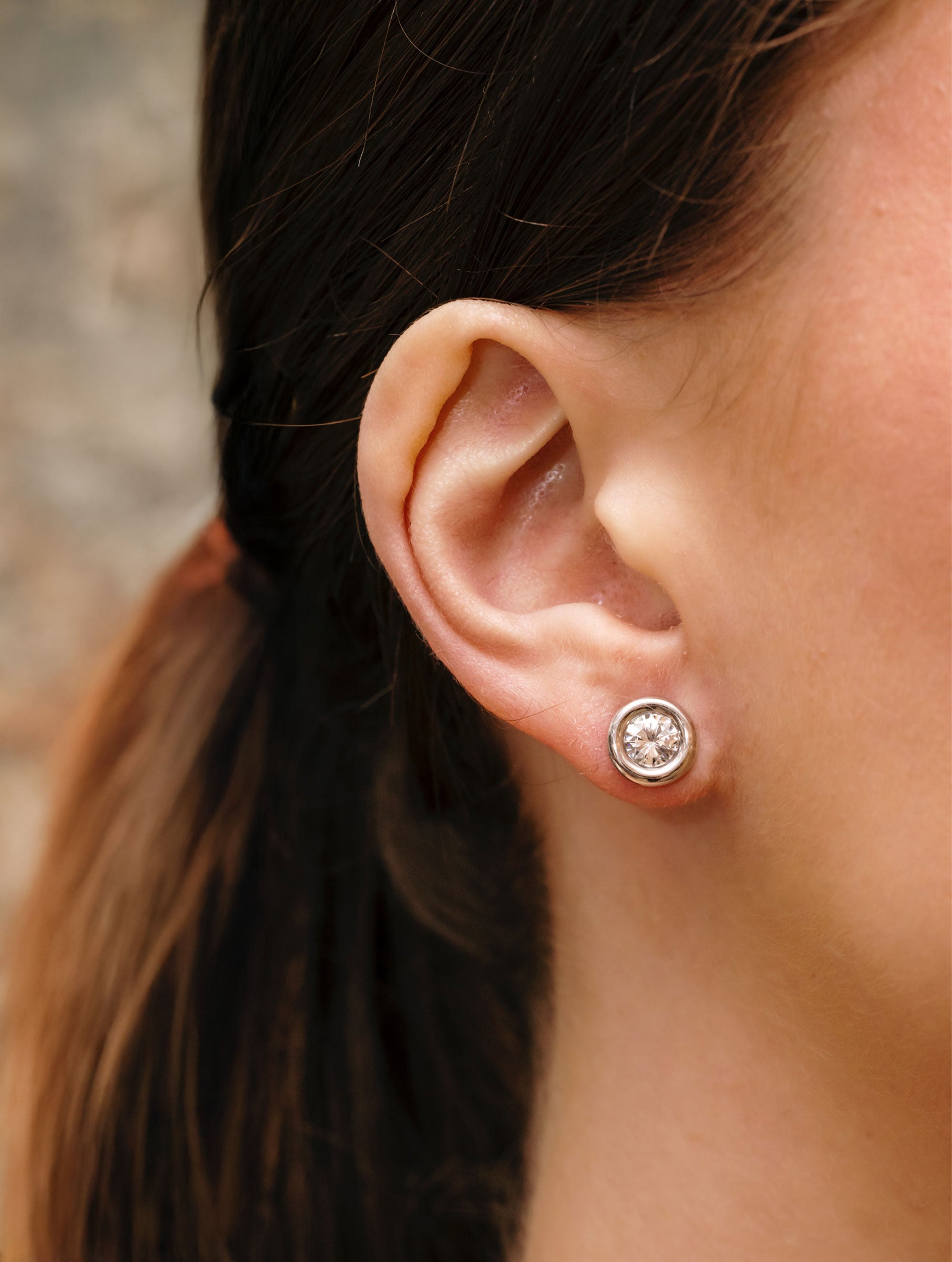 SLOAN DIAMOND STUD EARRINGS