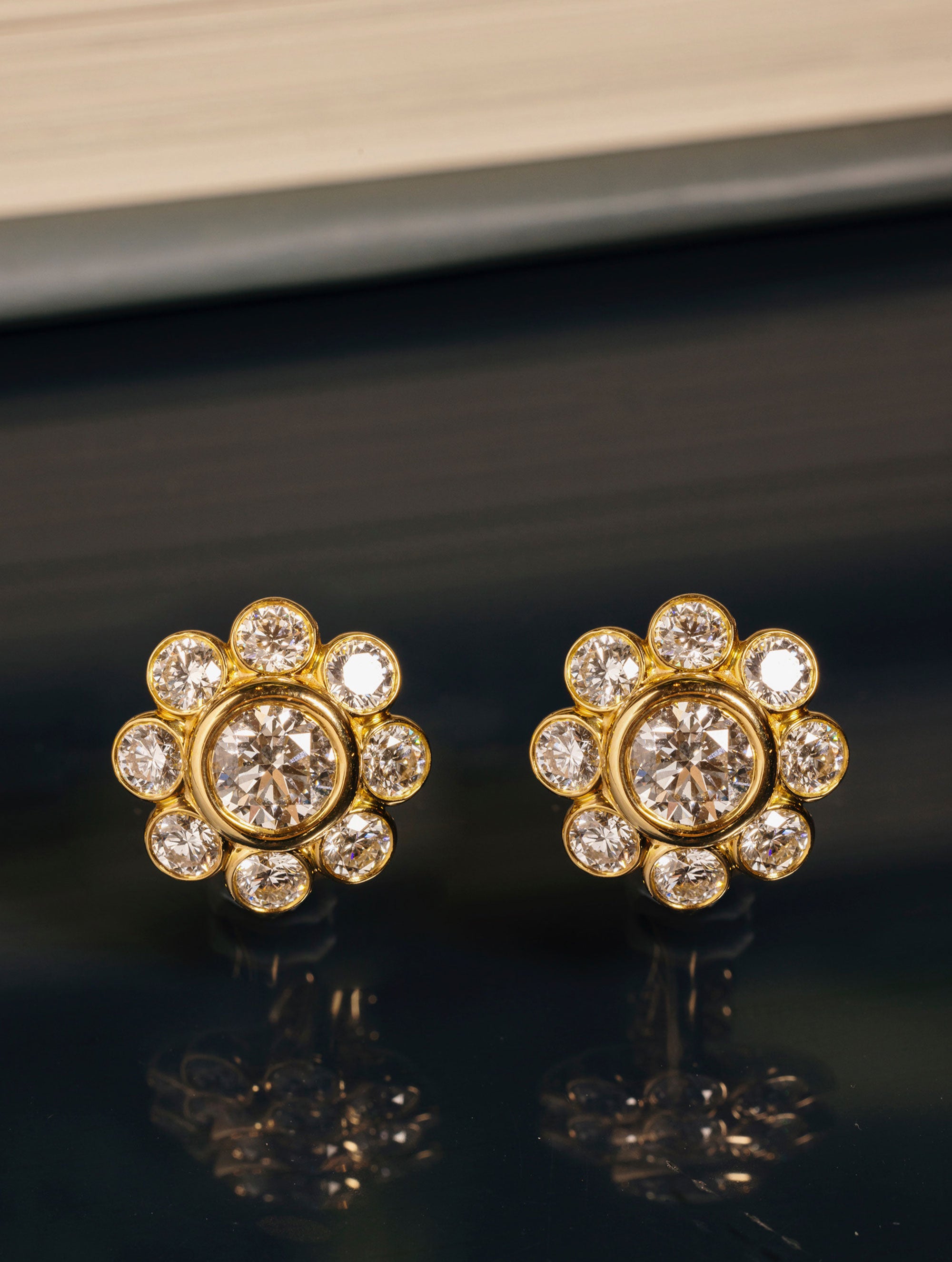 JUMBO SLOASIE DIAMOND EARRINGS