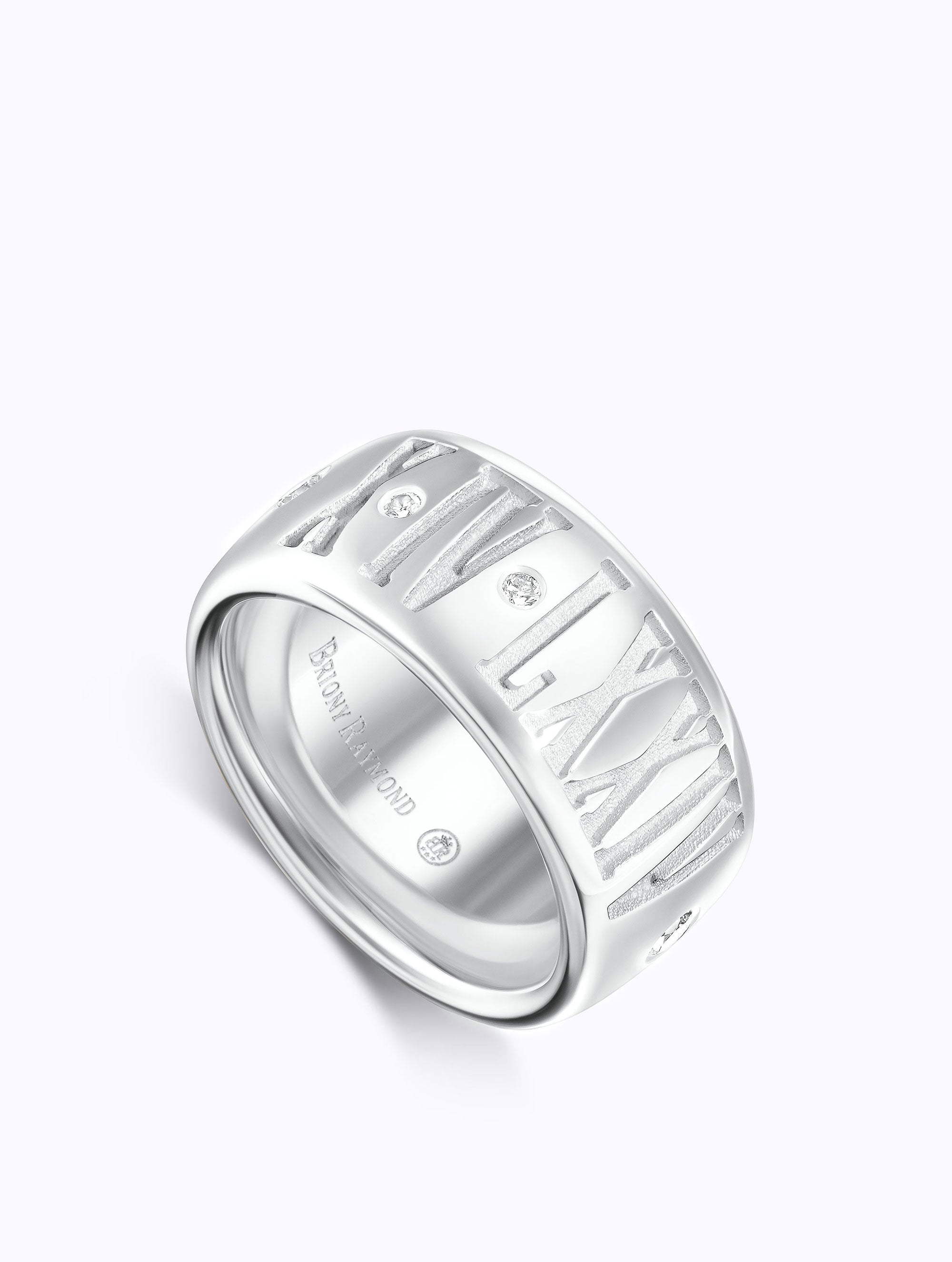 JUMBO ROMAN NUMERAL STORY RING