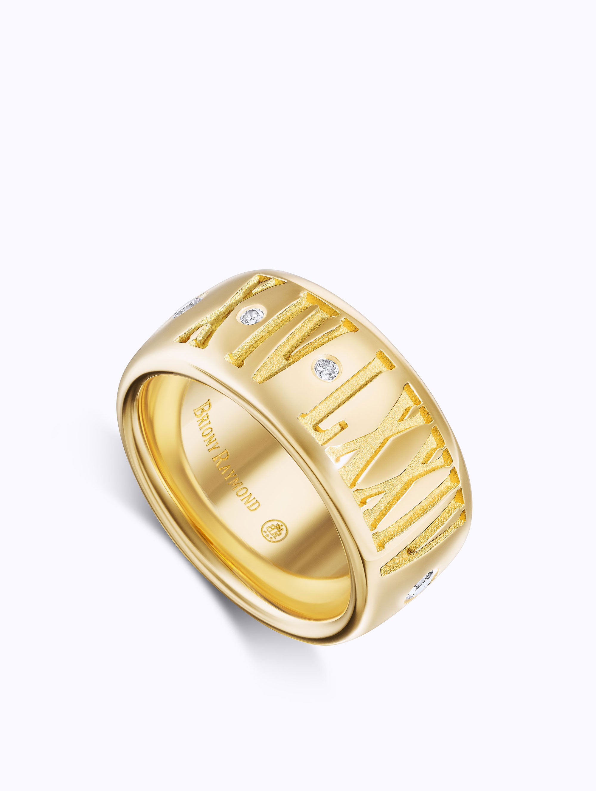 JUMBO ROMAN NUMERAL STORY RING
