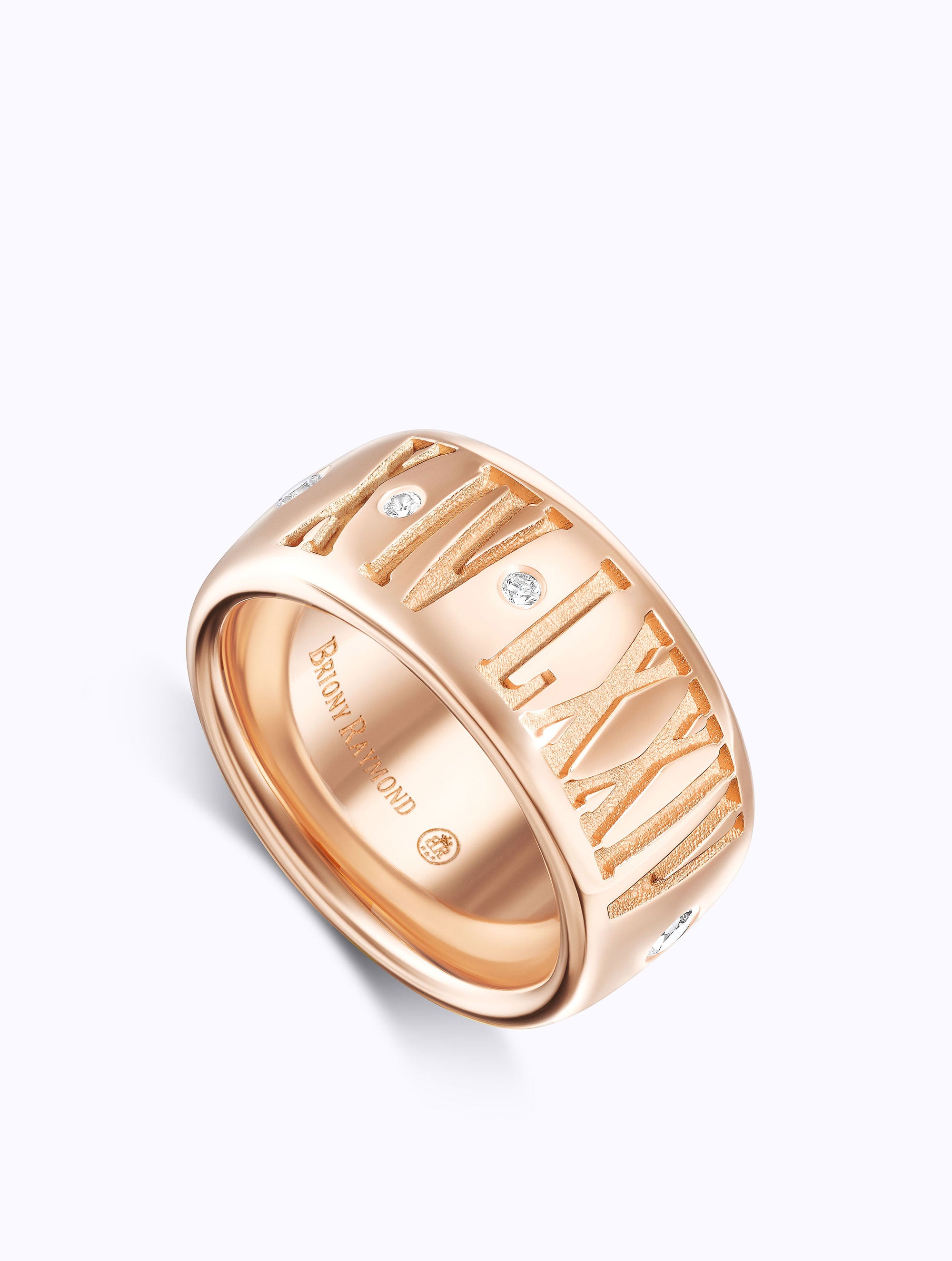 JUMBO ROMAN NUMERAL STORY RING