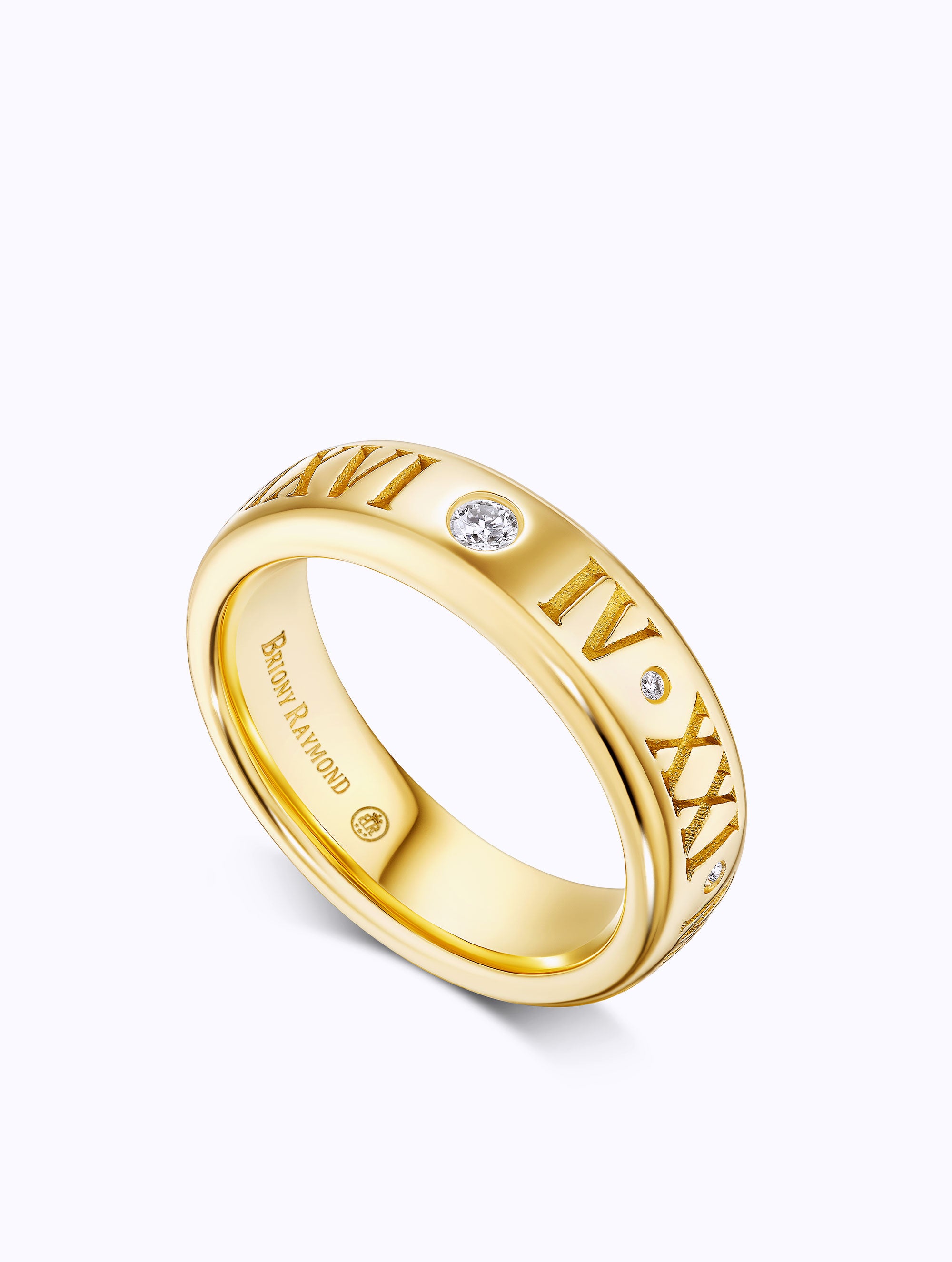 ROMAN NUMERAL STORY RING