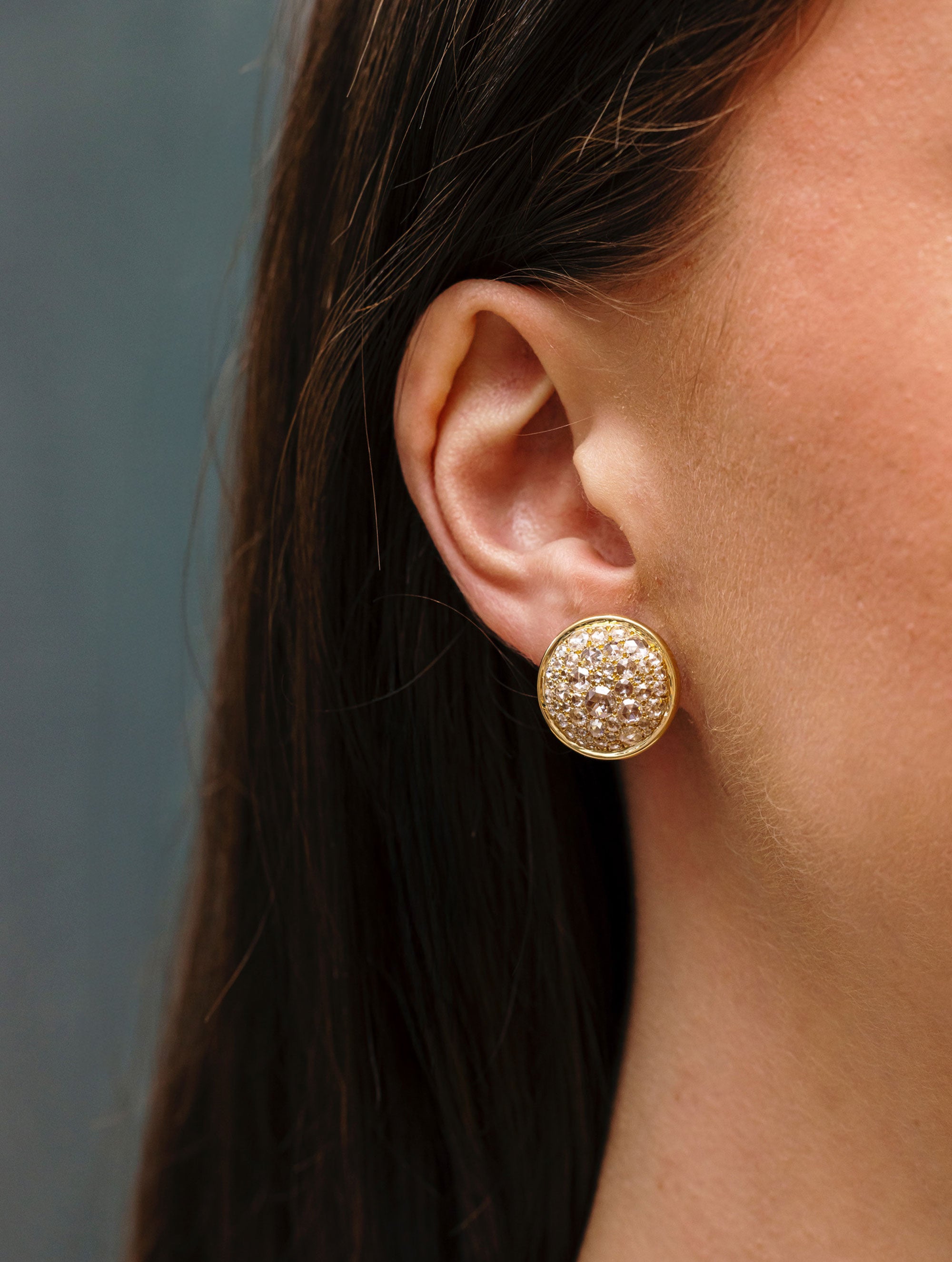 SLOAN ROSE CUT DIAMOND EARRINGS