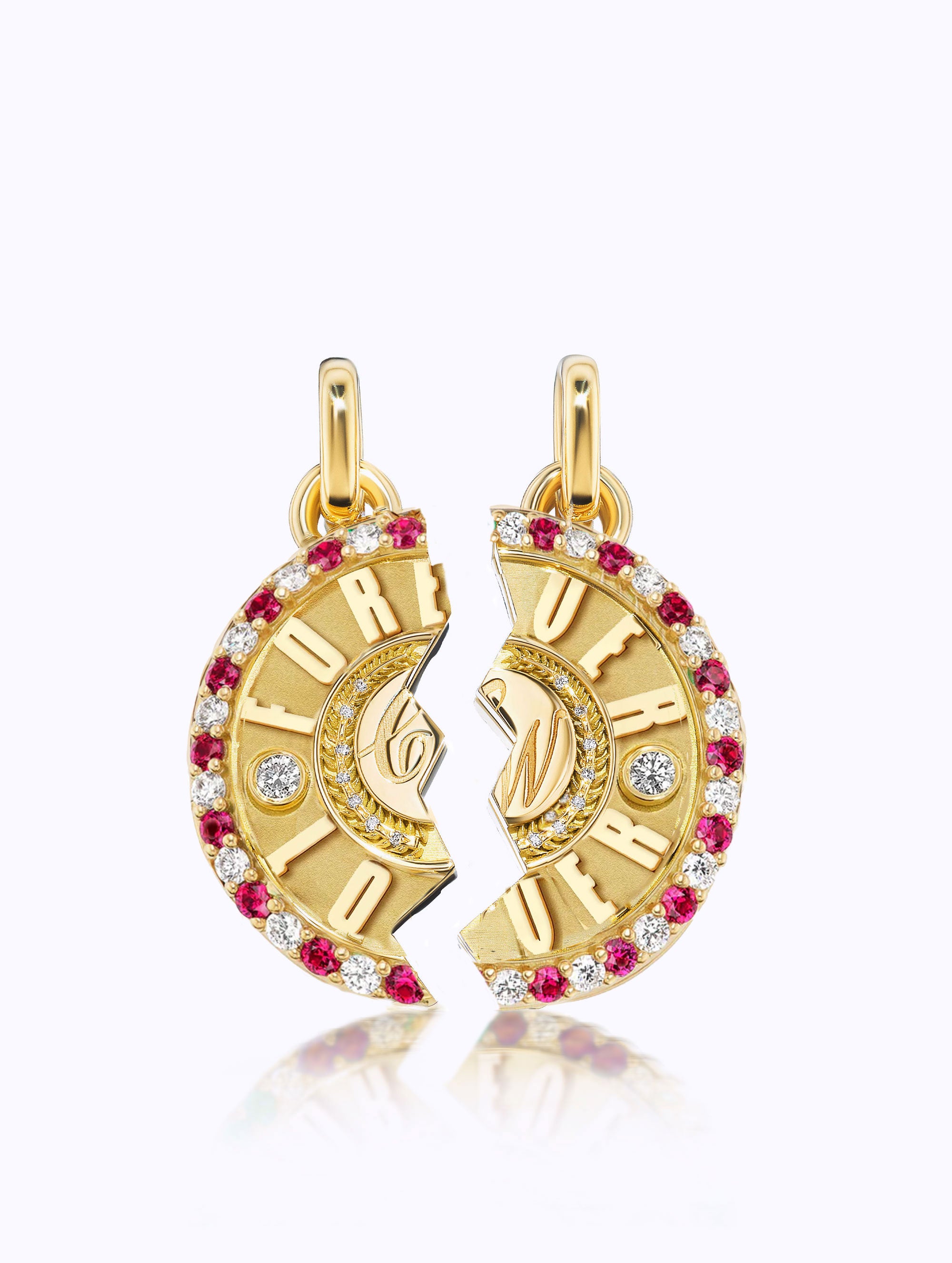 'FOREVER LOVER' DUET MEDALLION SET