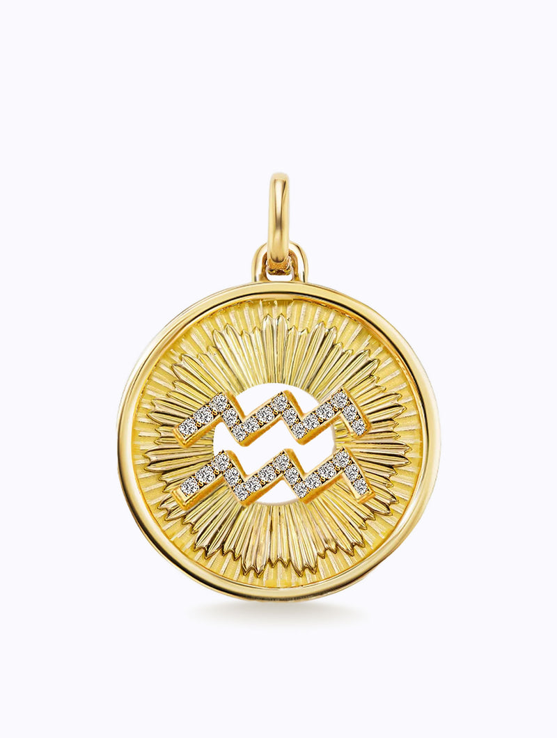 Aurora Zodiac Medallion