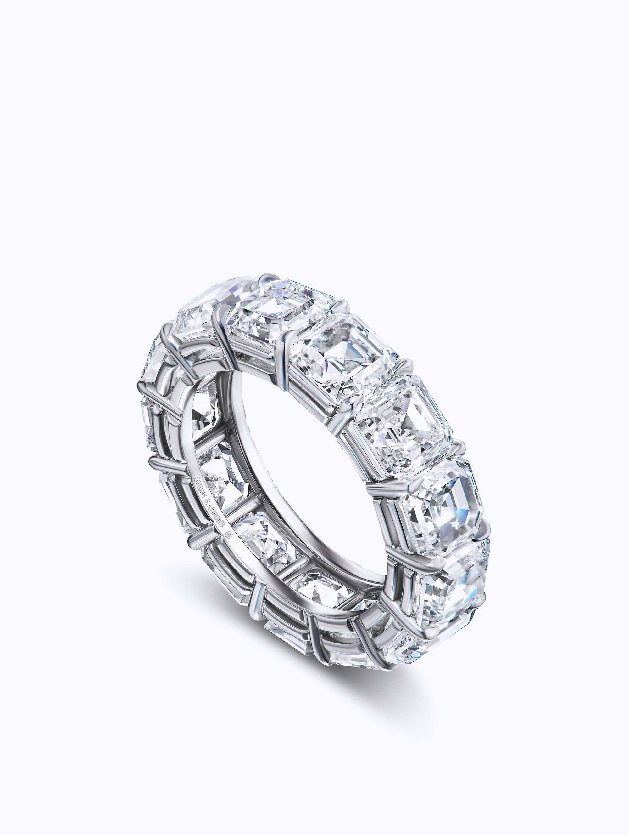 Asscher Cut Diamond Eternity Ring