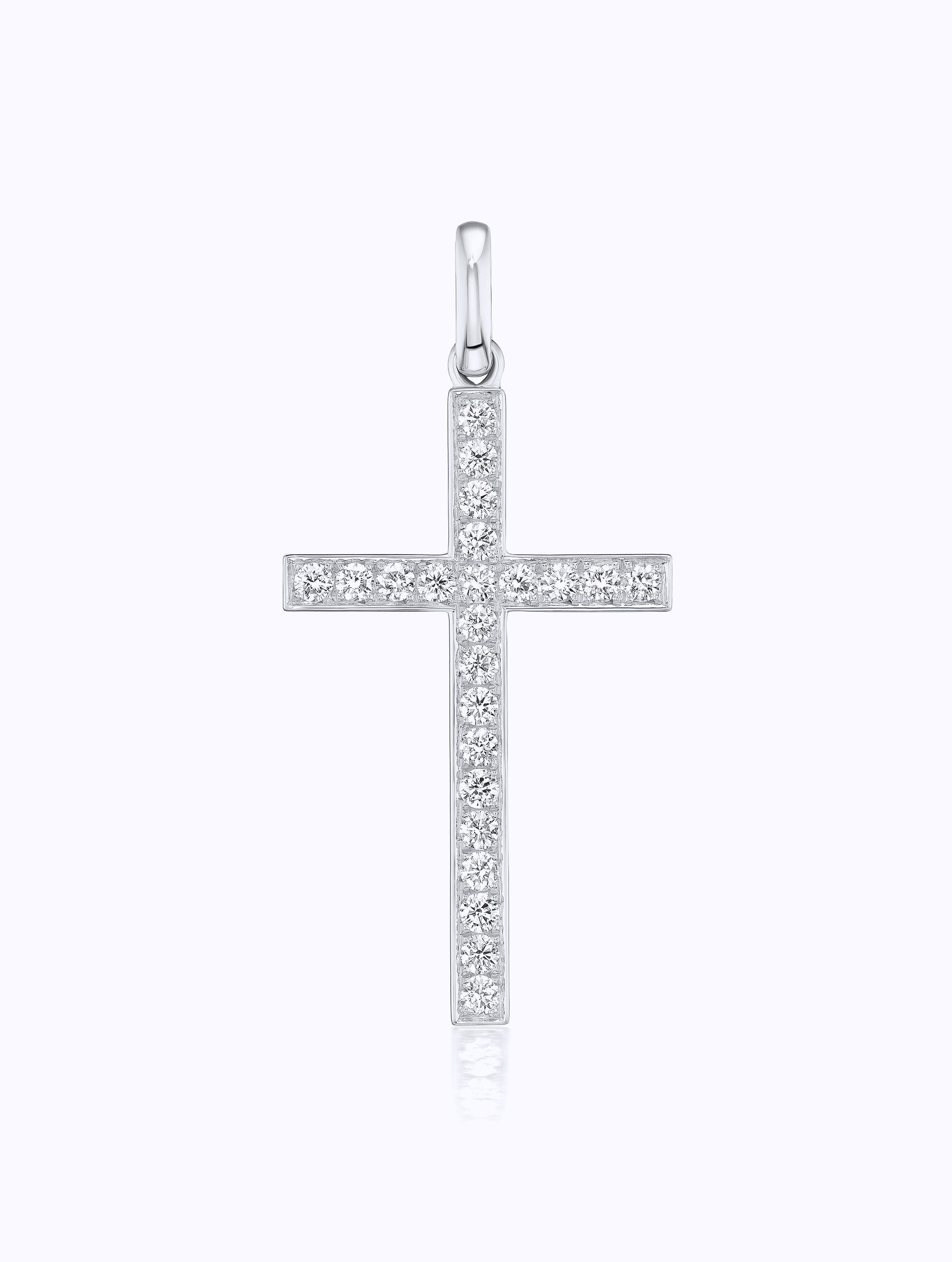 ATHENA DIAMOND CROSS PENDANT
