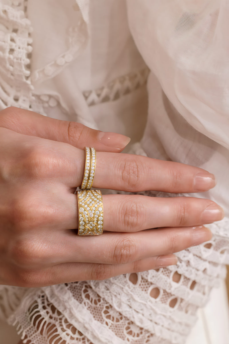 Skinny Athena Diamond  Eternity Ring