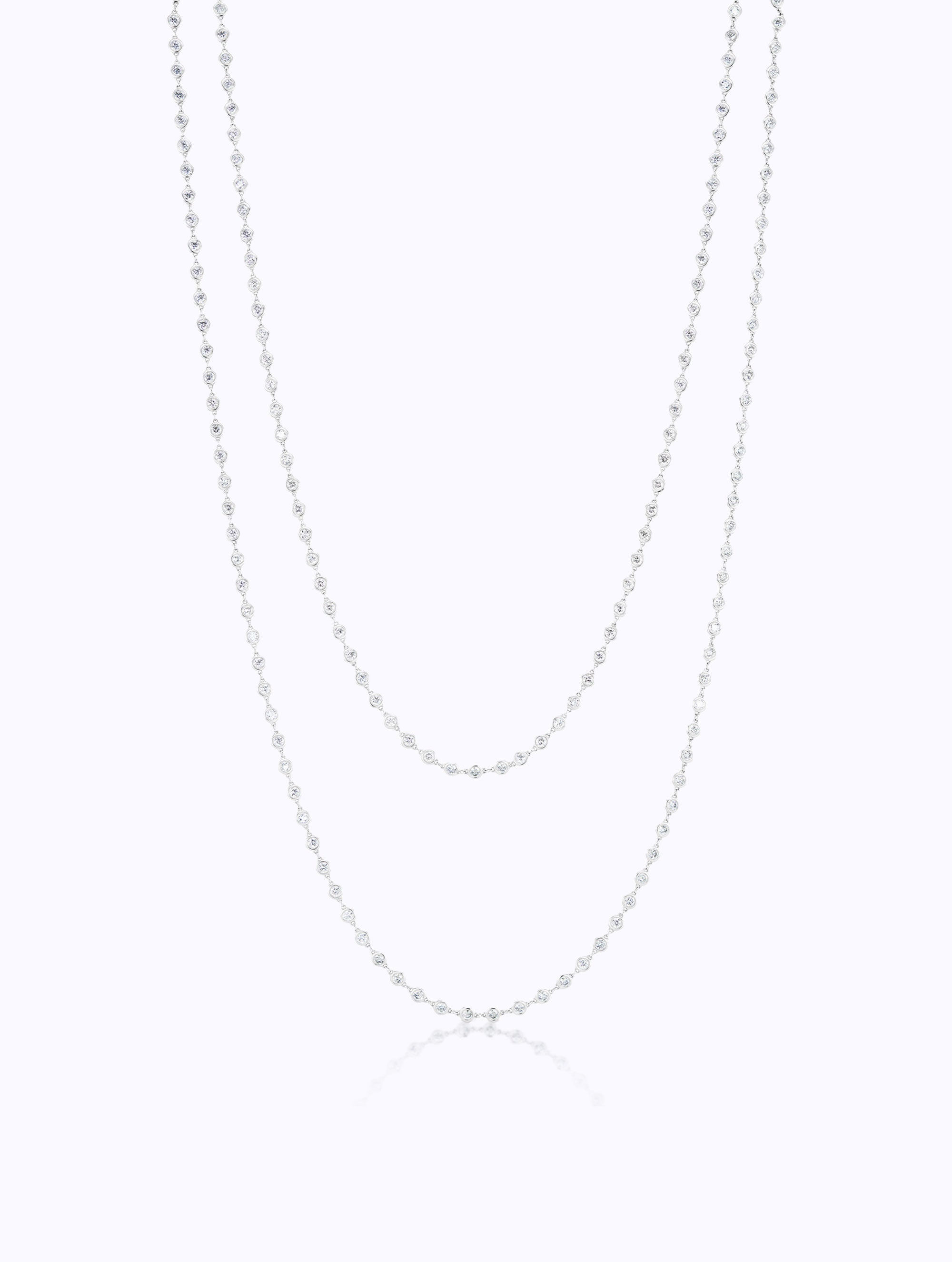 AURA DIAMOND CASCADING NECKLACE