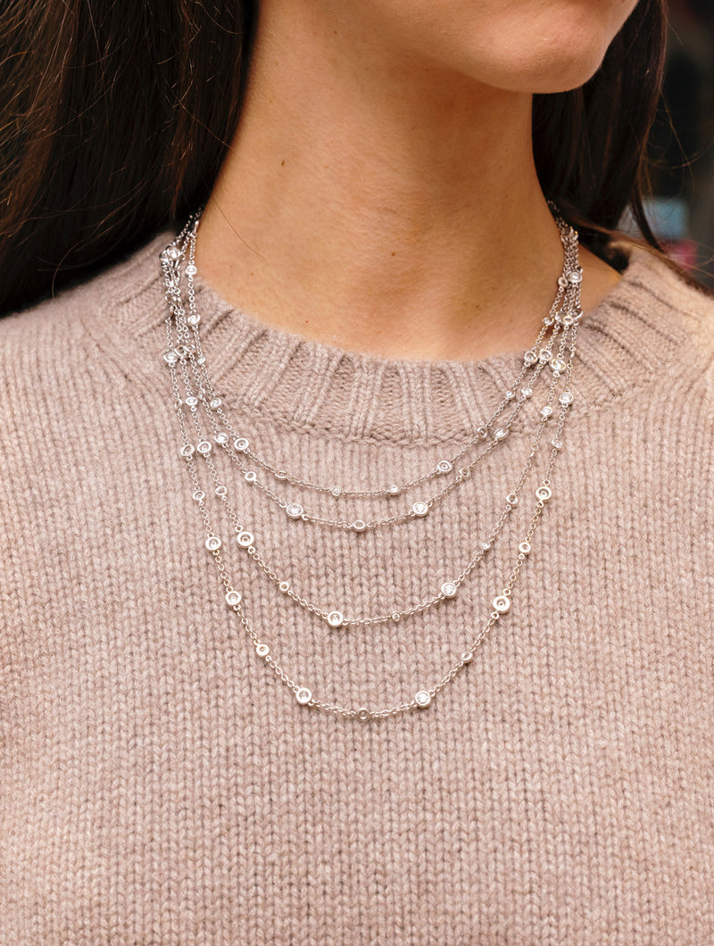 LONG AURA DROPLET NECKLACE