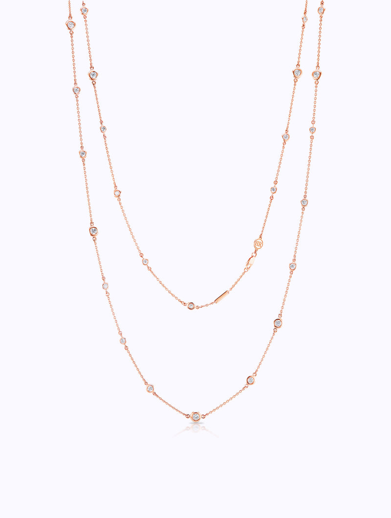 LONG AURA DROPLET NECKLACE