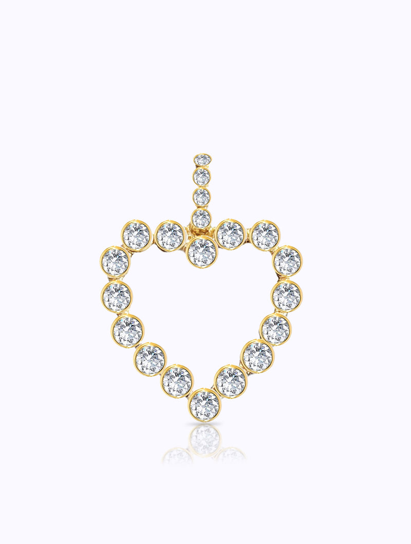 AURA DIAMOND HEART PENDANT
