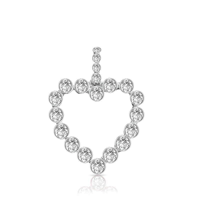 Aura Diamond Heart Pendant