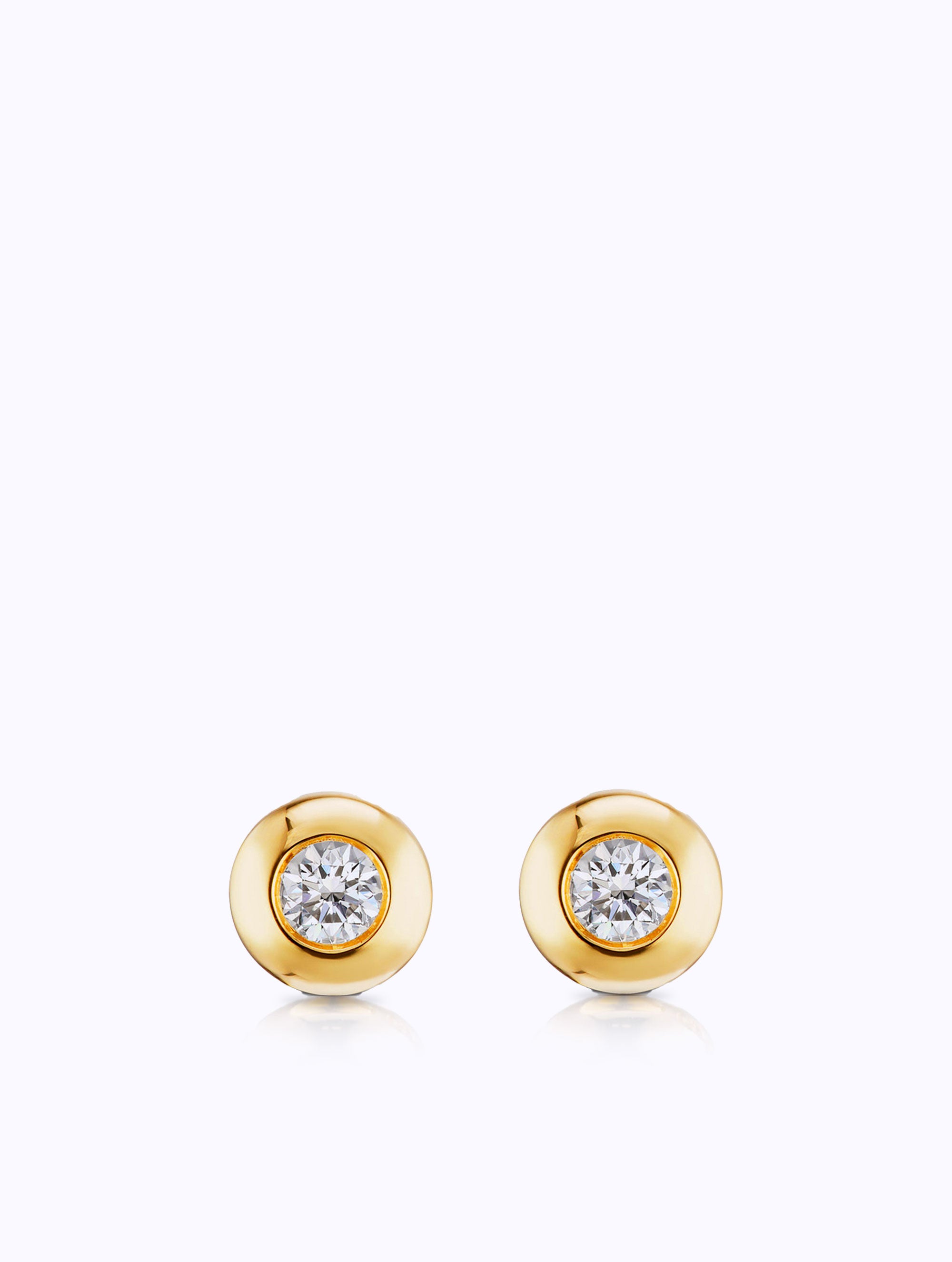 AURA DIAMOND STUD EARRINGS