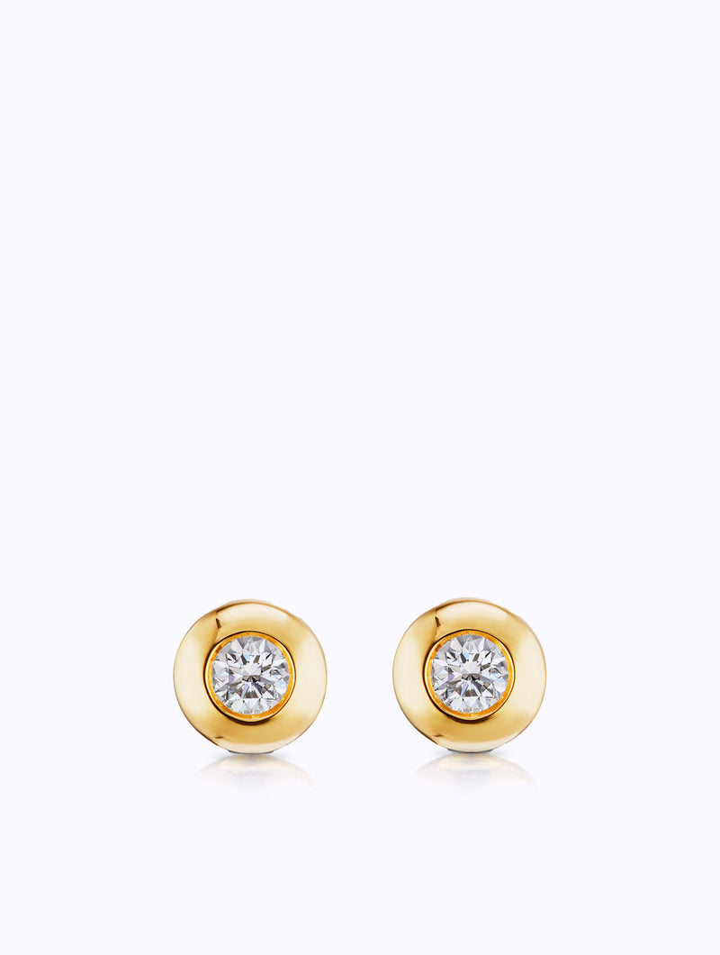 AURA DIAMOND STUD EARRINGS