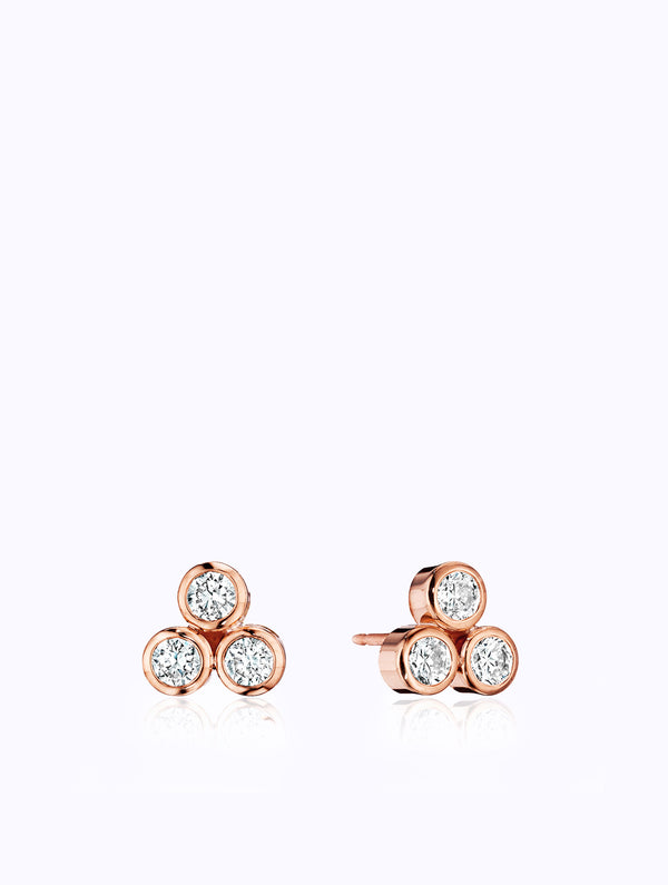 AURA DIAMOND TRIO EARRINGS