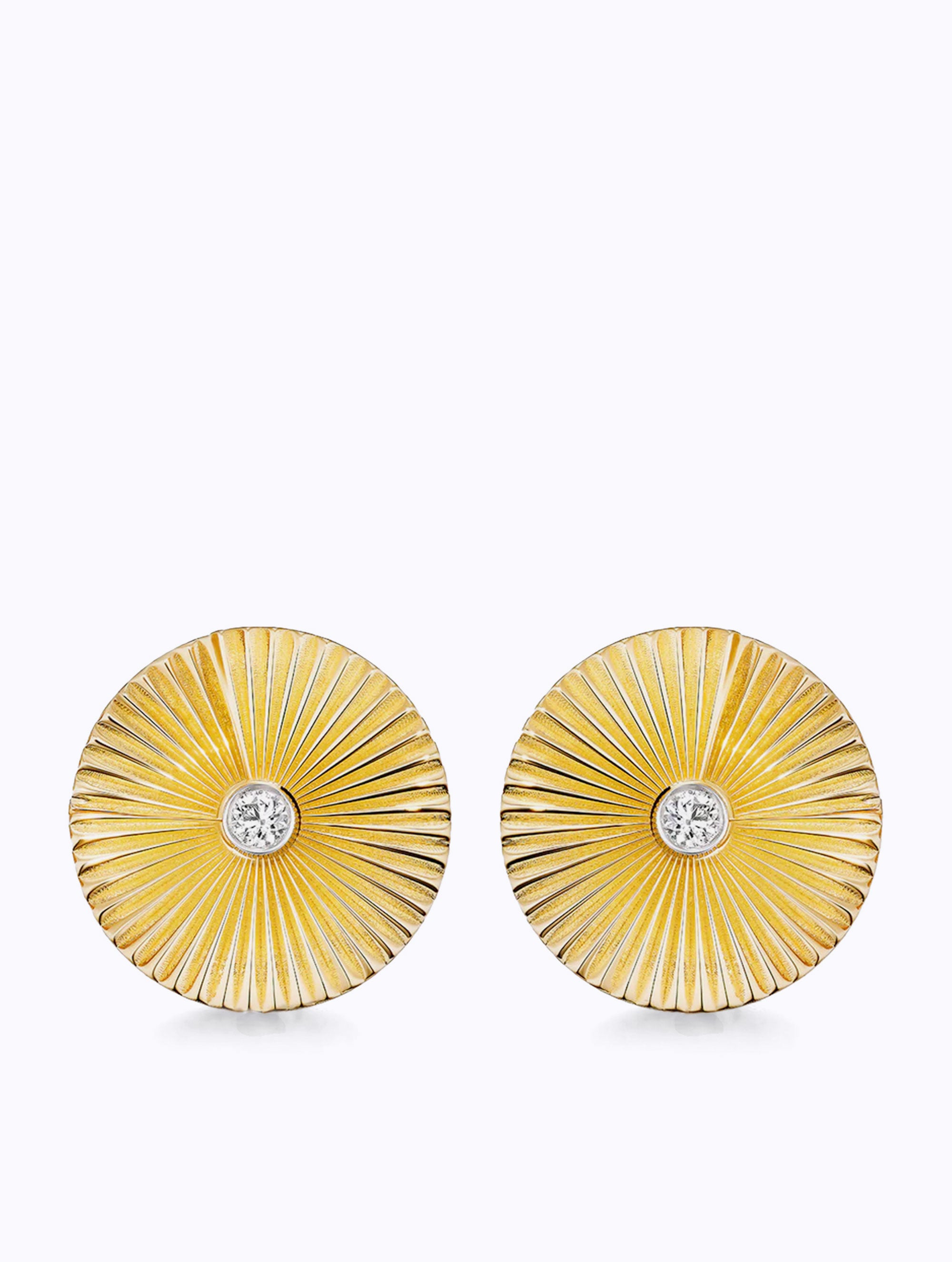 AURORA DIAMOND RAY EARRINGS