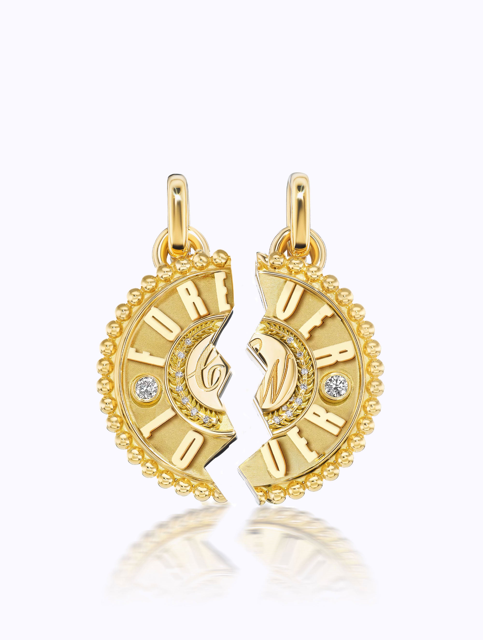'FOREVER LOVER' DUET MEDALLION SET