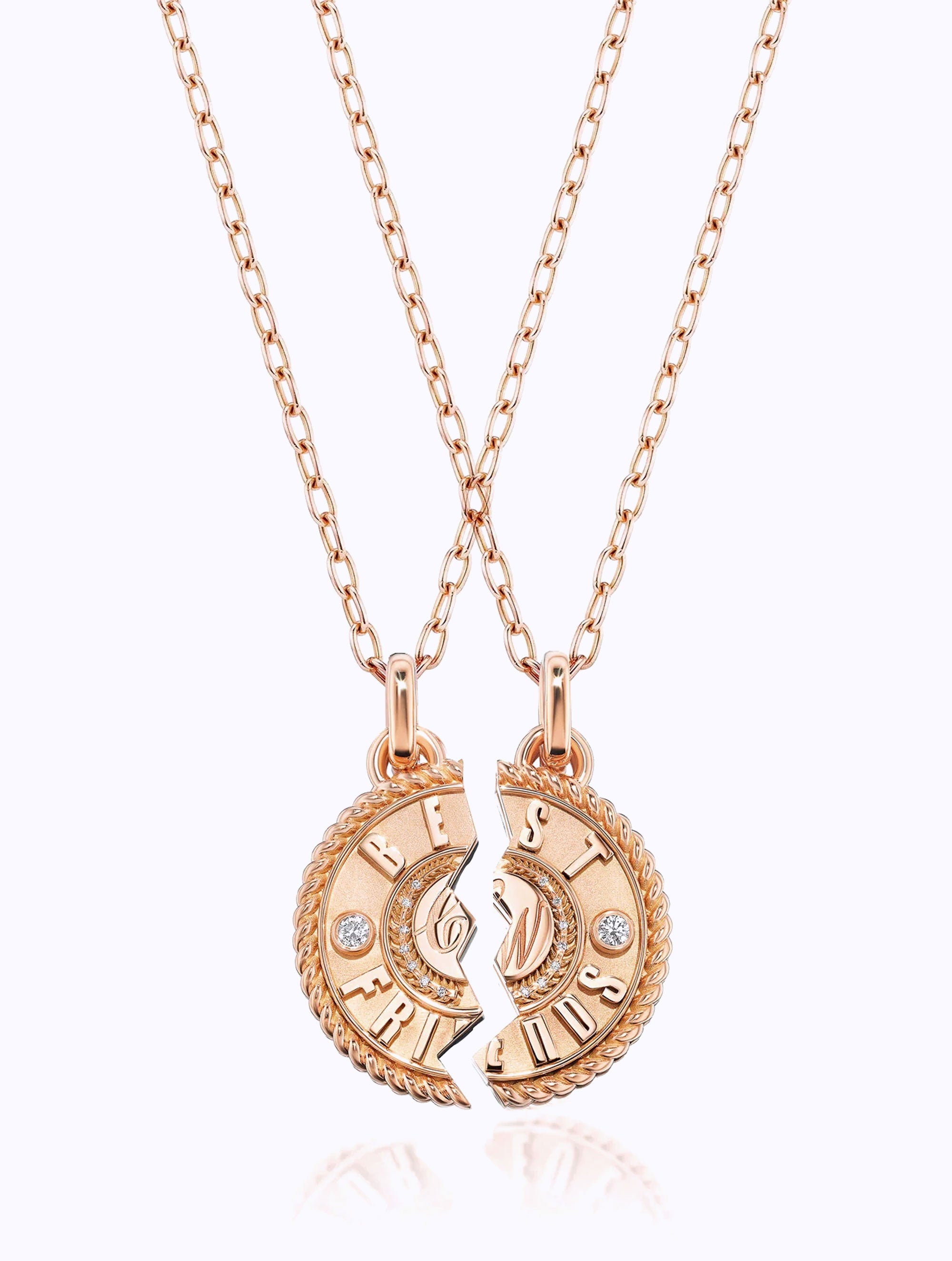 'BEST FRIENDS' DUET MEDALLION SET
