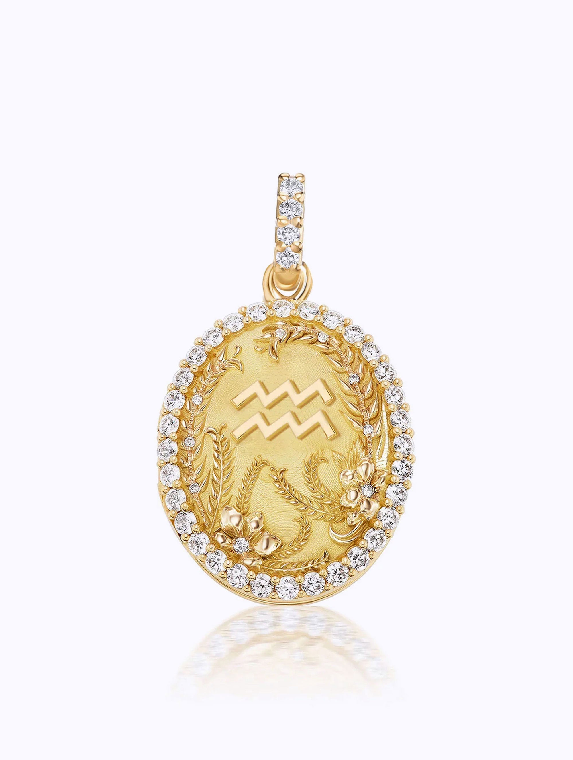 Diamond Zodiac Memoir Locket