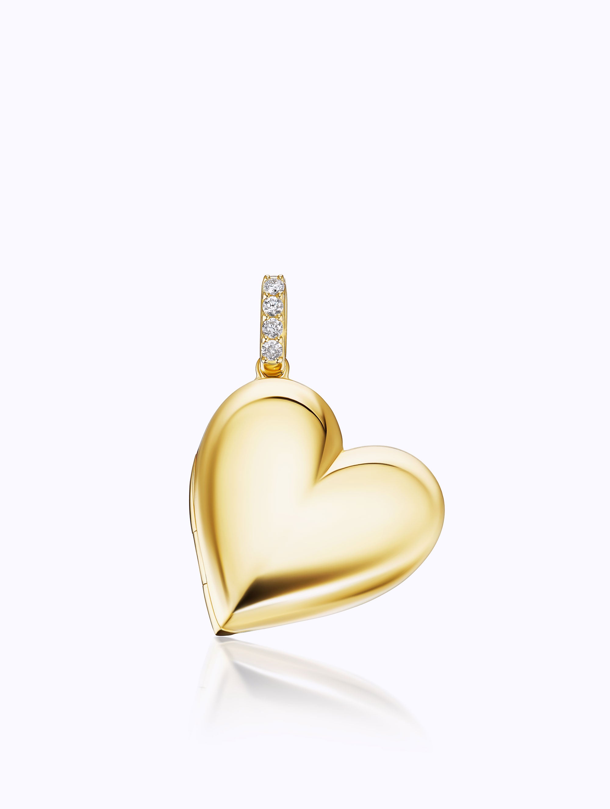 SLOAN PUFFY HEART LOCKET