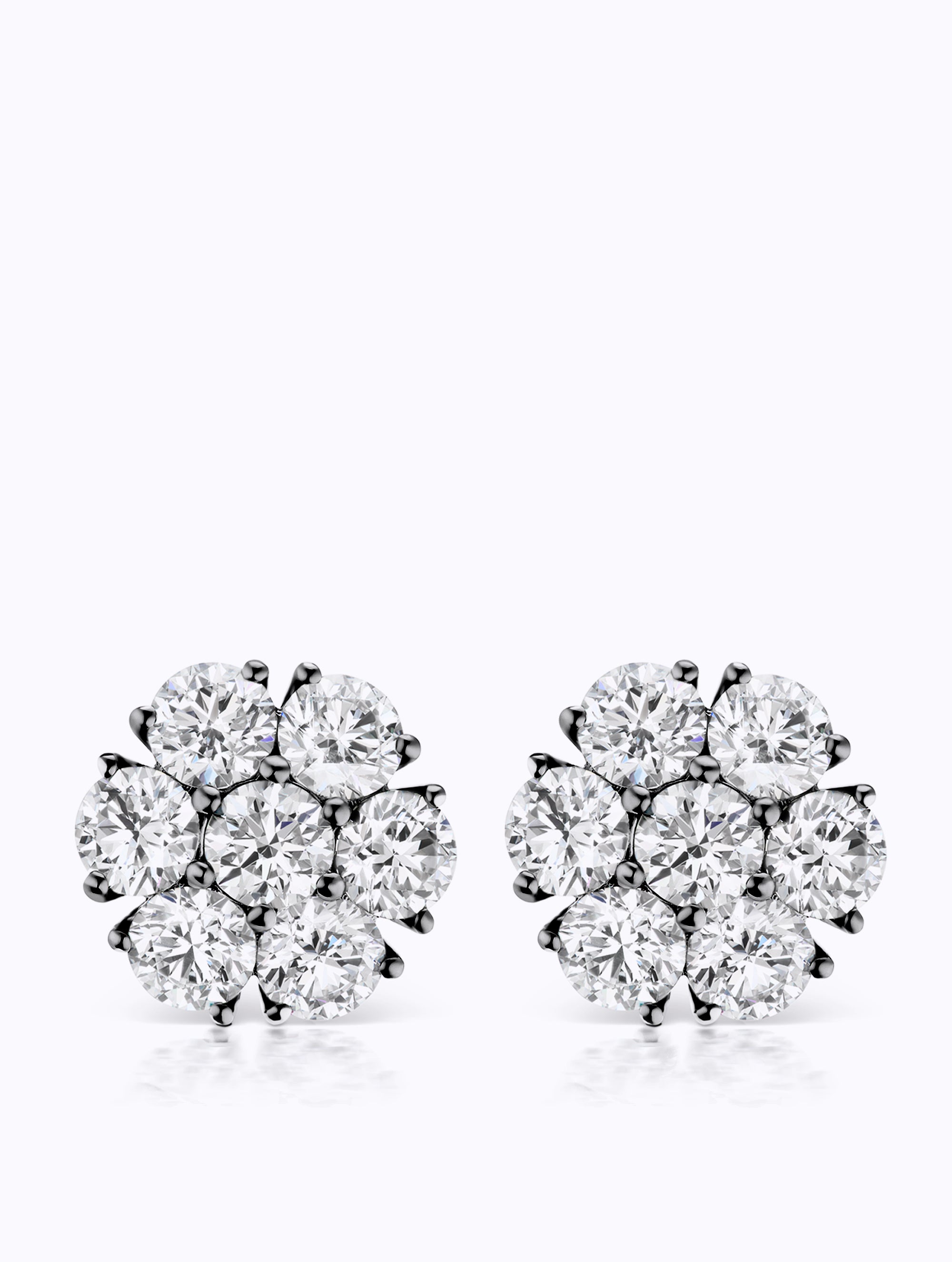 Posey Shadow Diamond Earrings
