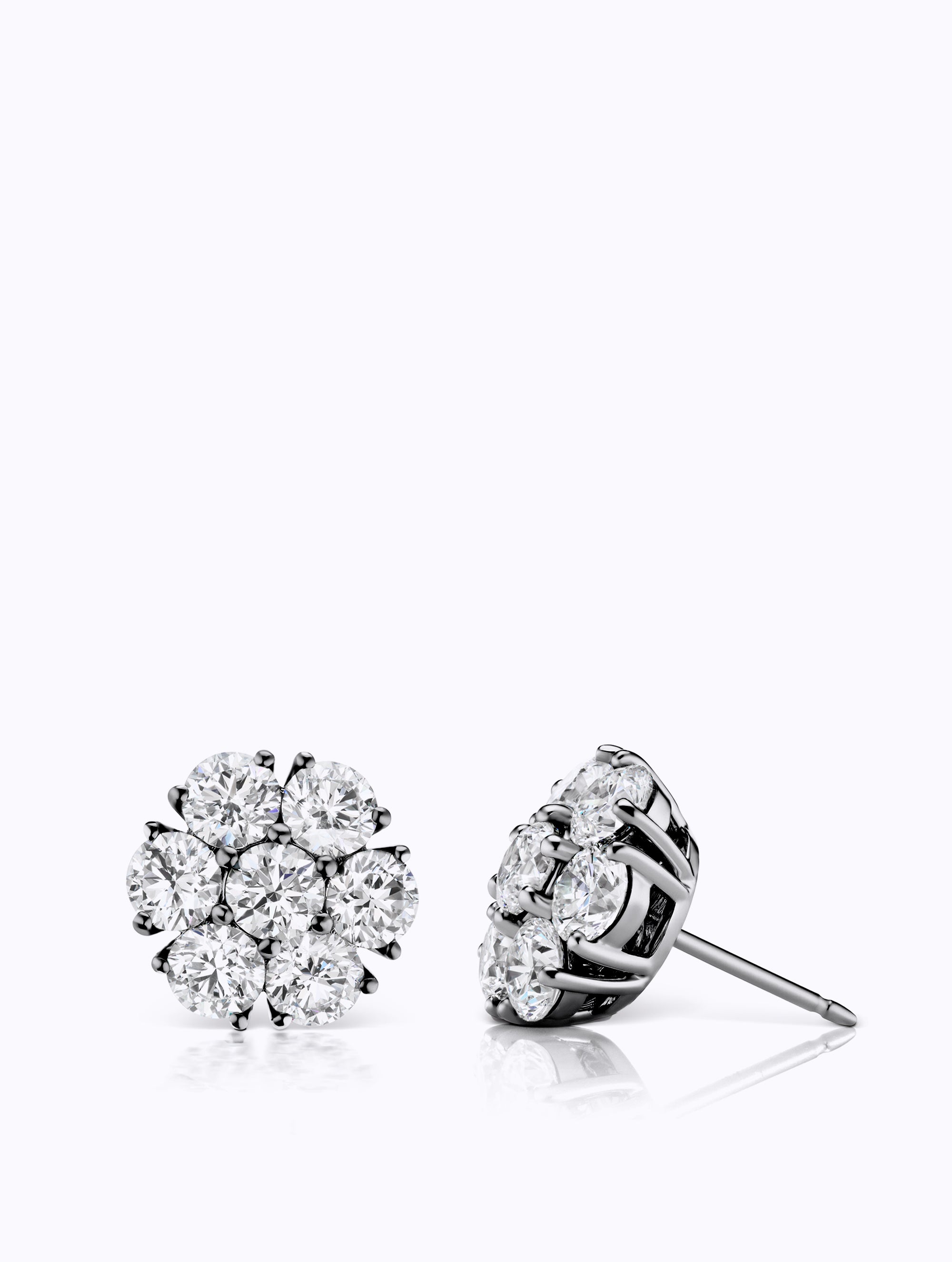 Posey Shadow Diamond Earrings
