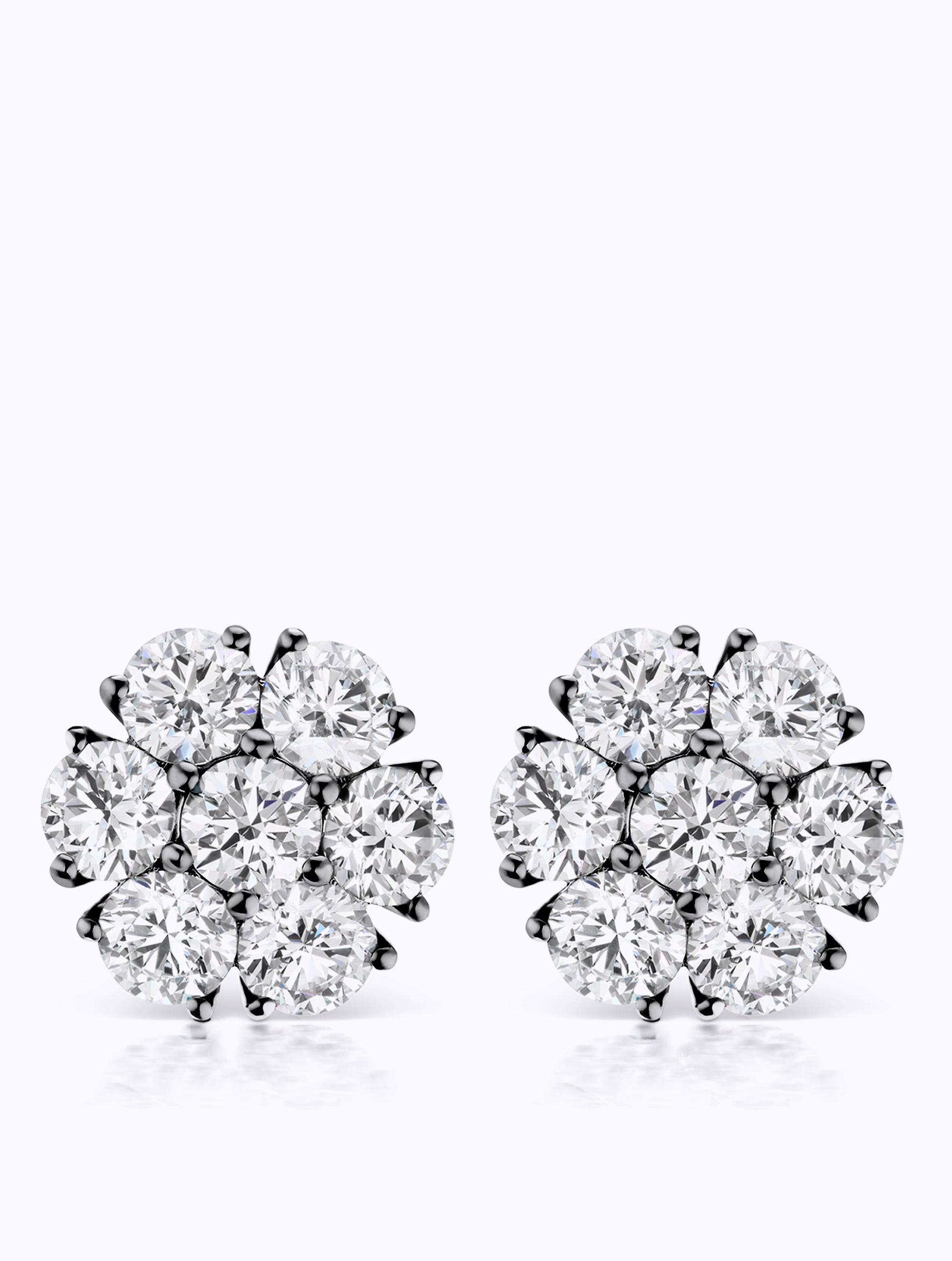 Posey Shadow Diamond Earrings