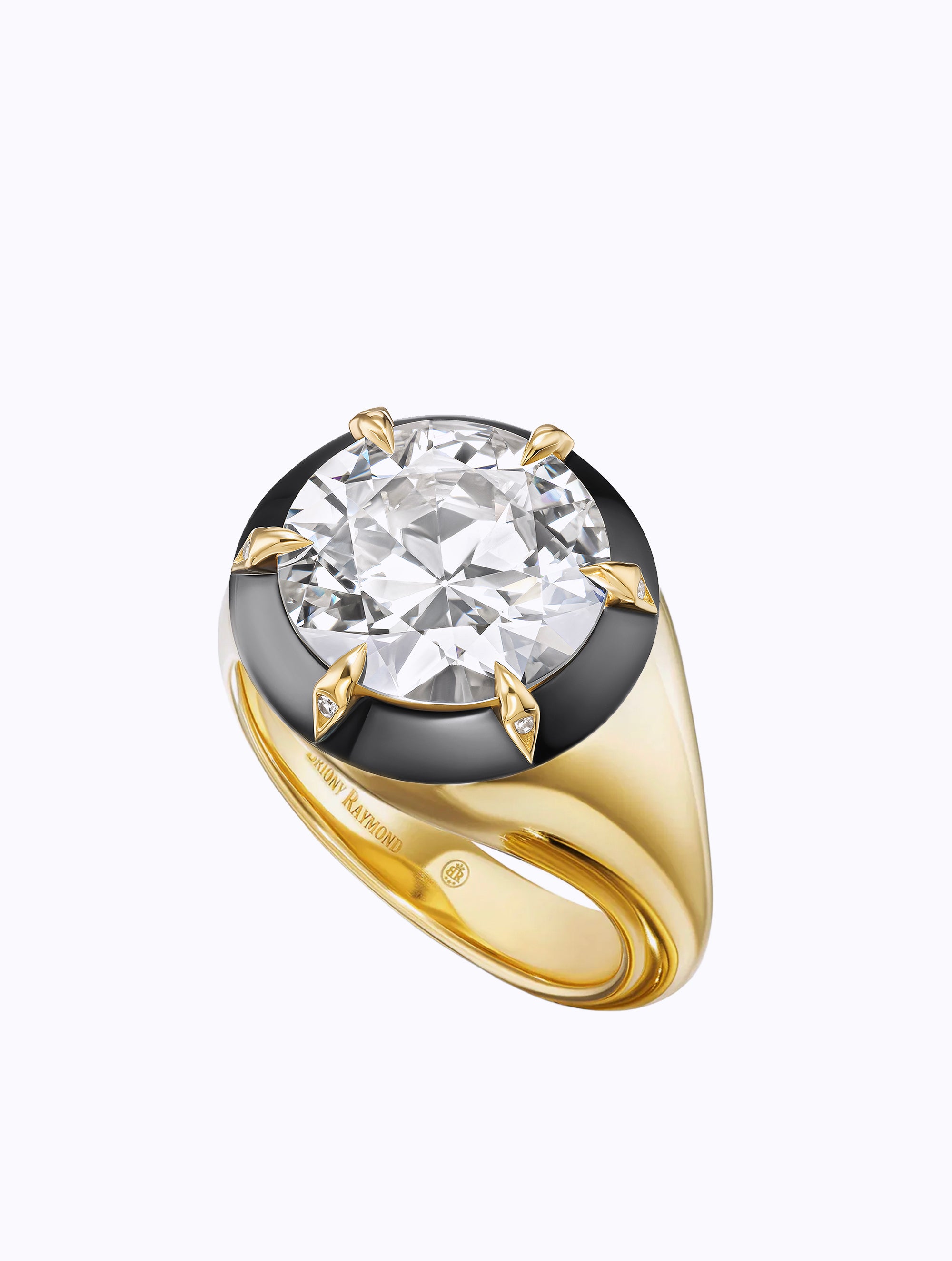 Shadow Antique Old Europe Cut Diamond Ring