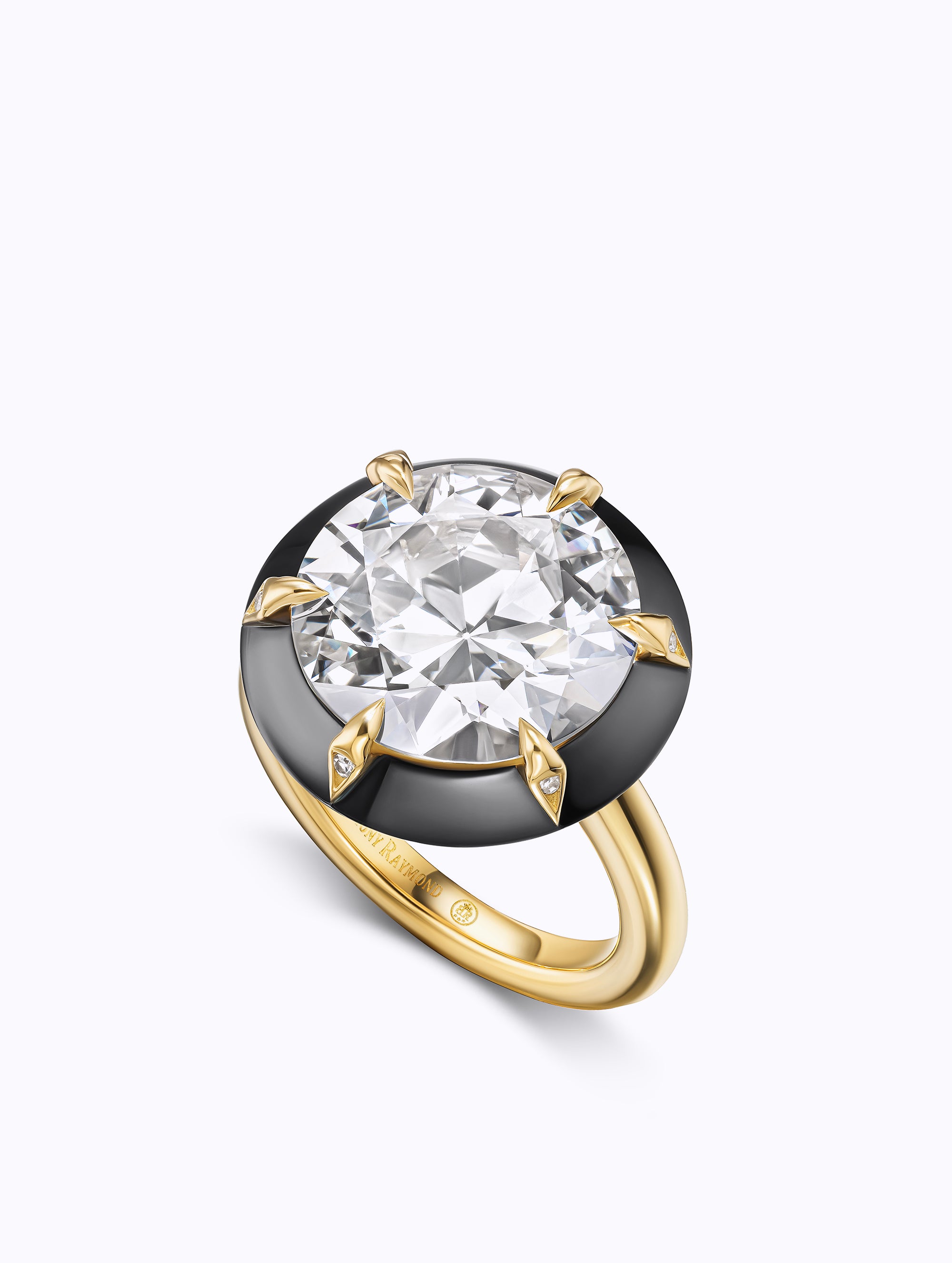 Shadow Antique Old Europe Cut Diamond Ring