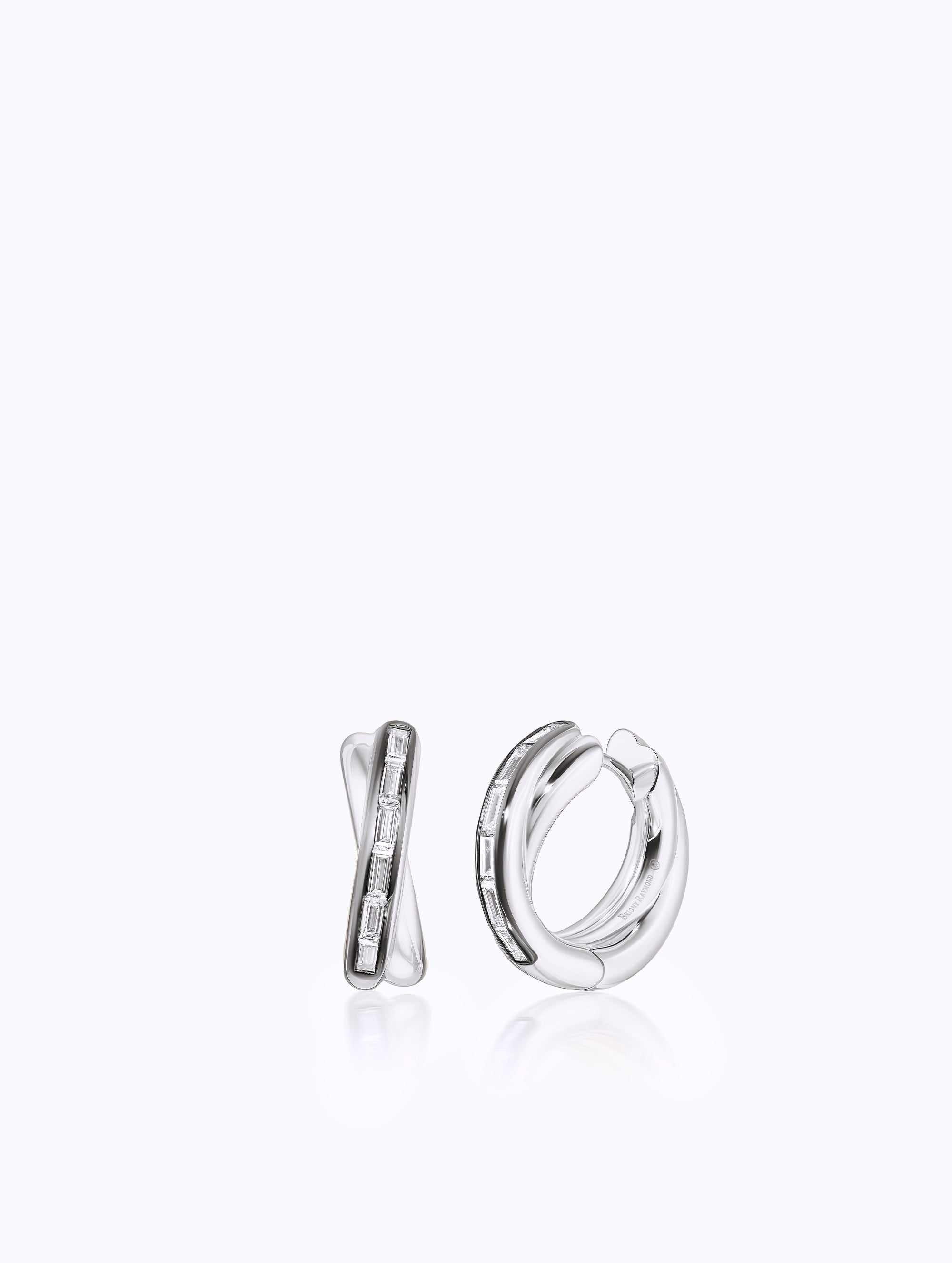 Shadow Entwine Diamond Earrings