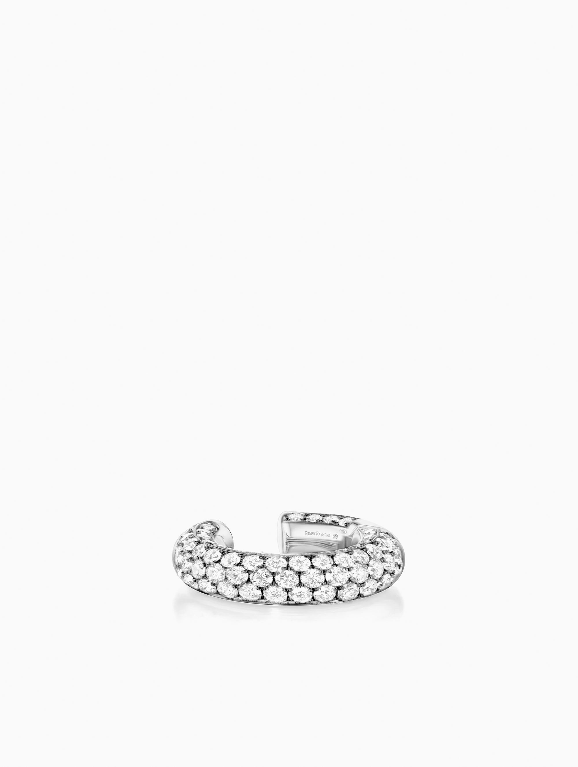 Slim Sloan Shadow Pavé Diamond Ear Cuff