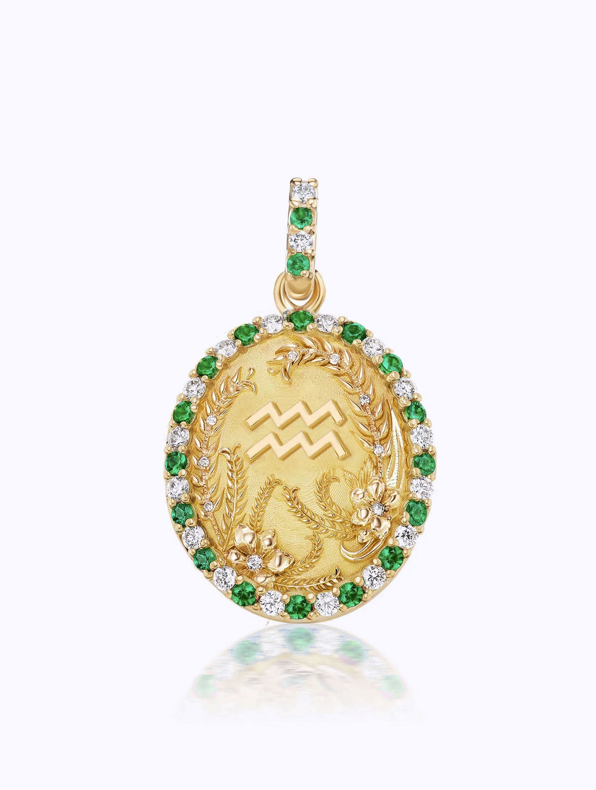 Memoir BIRTHSTONE ZODIAC LOCKET