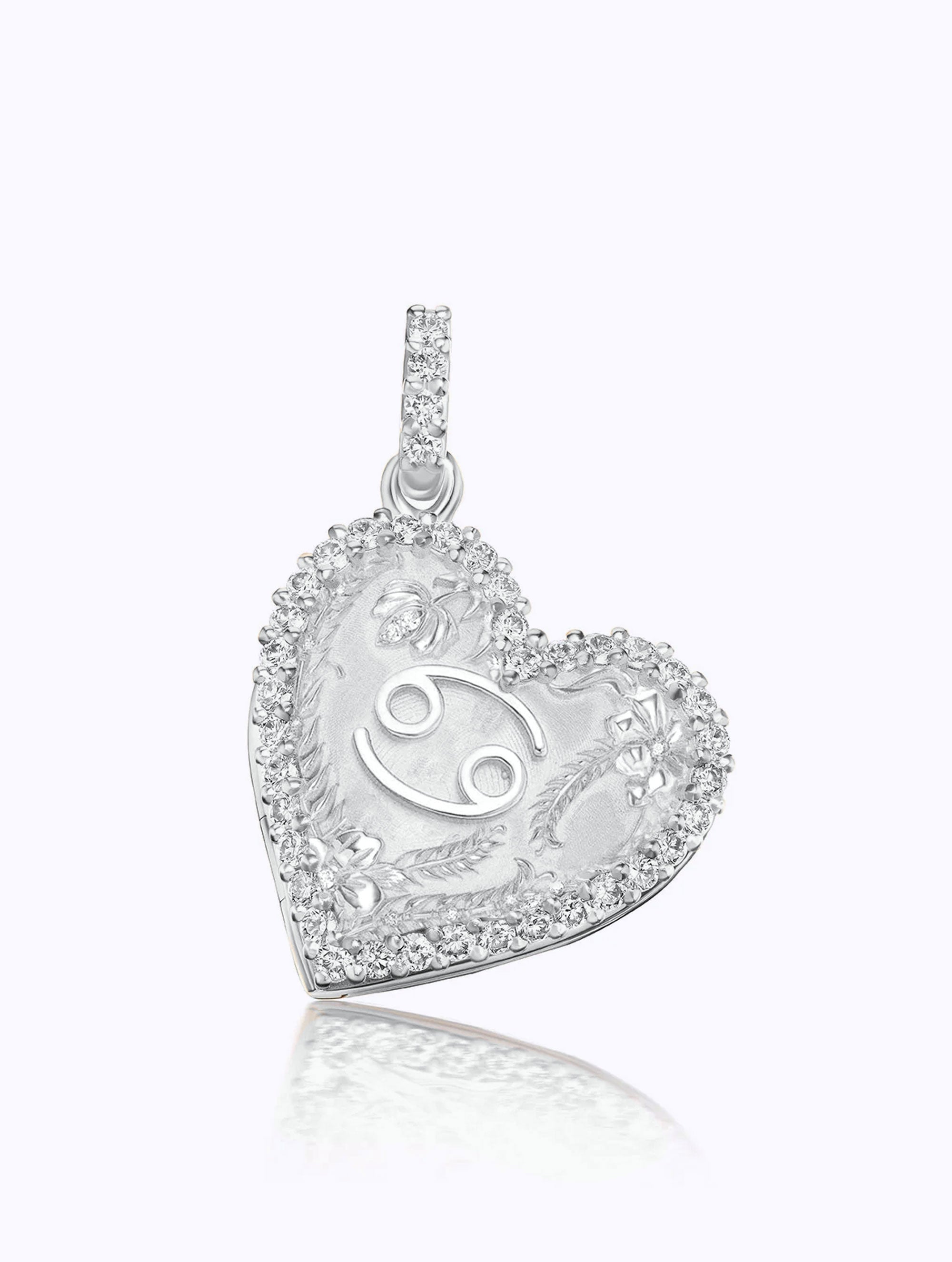 Memoir Diamond Zodiac Heart Locket