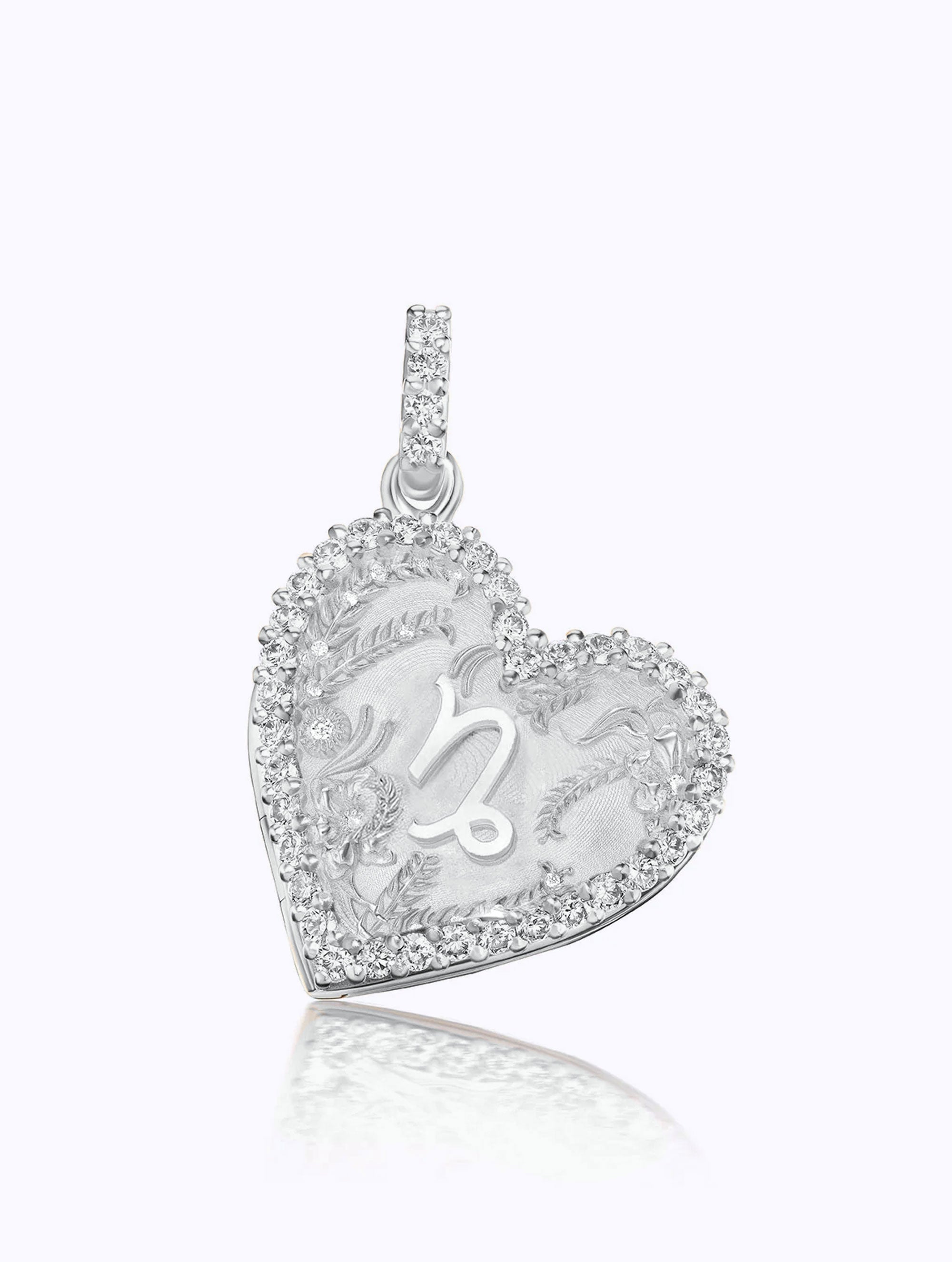 Memoir Diamond Zodiac Heart Locket