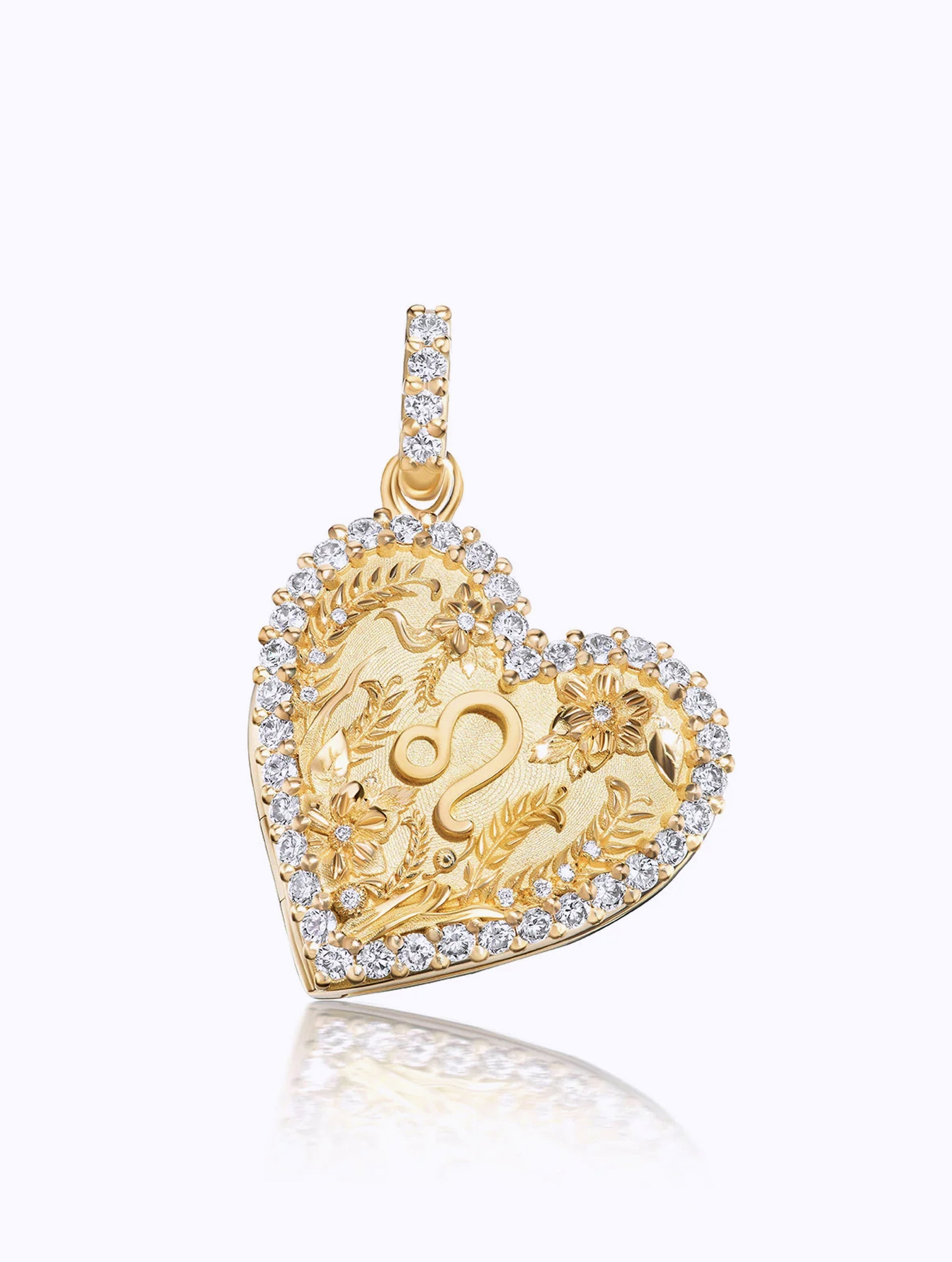 Memoir Diamond Zodiac Heart Locket