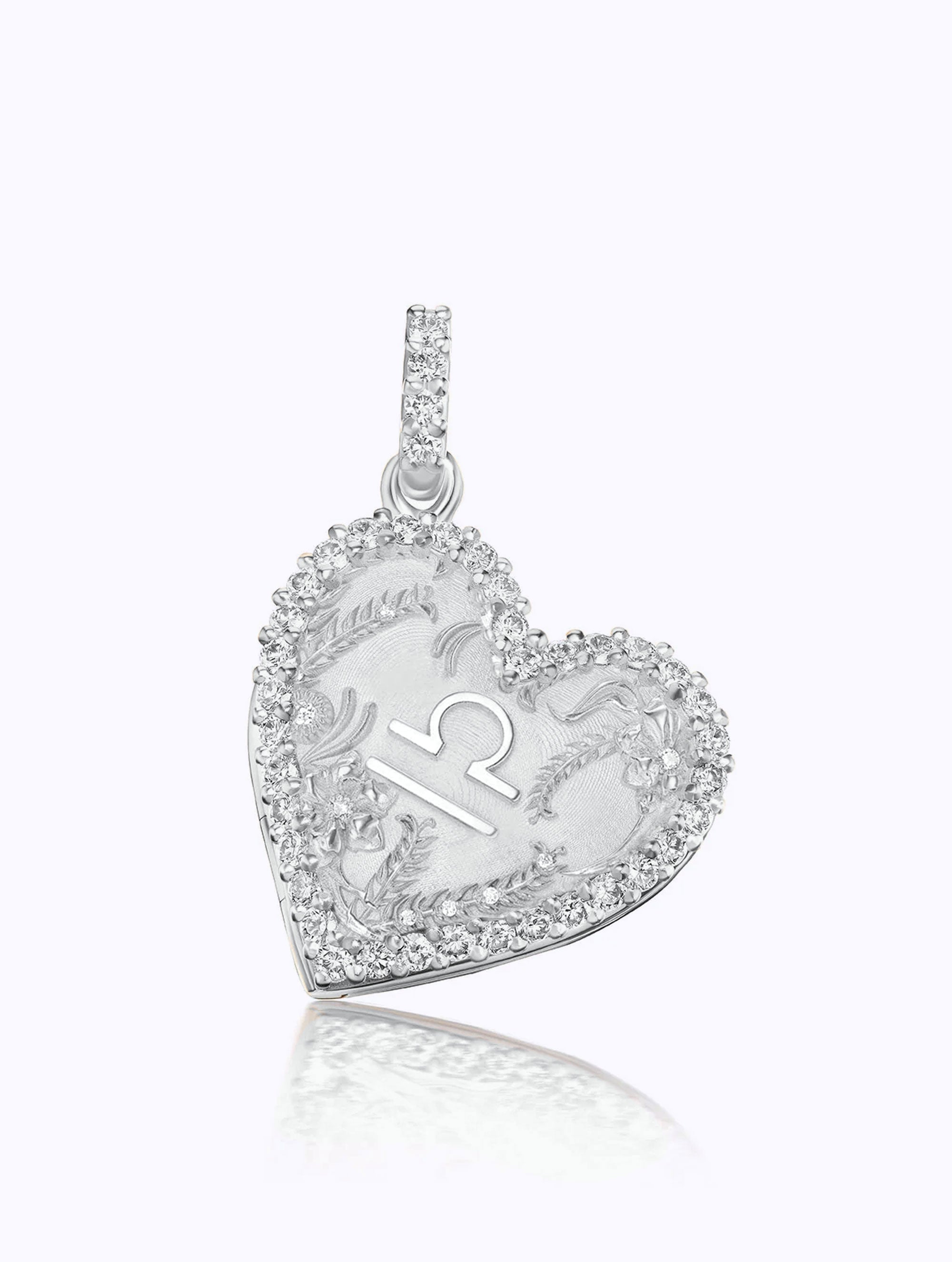 Memoir Diamond Zodiac Heart Locket