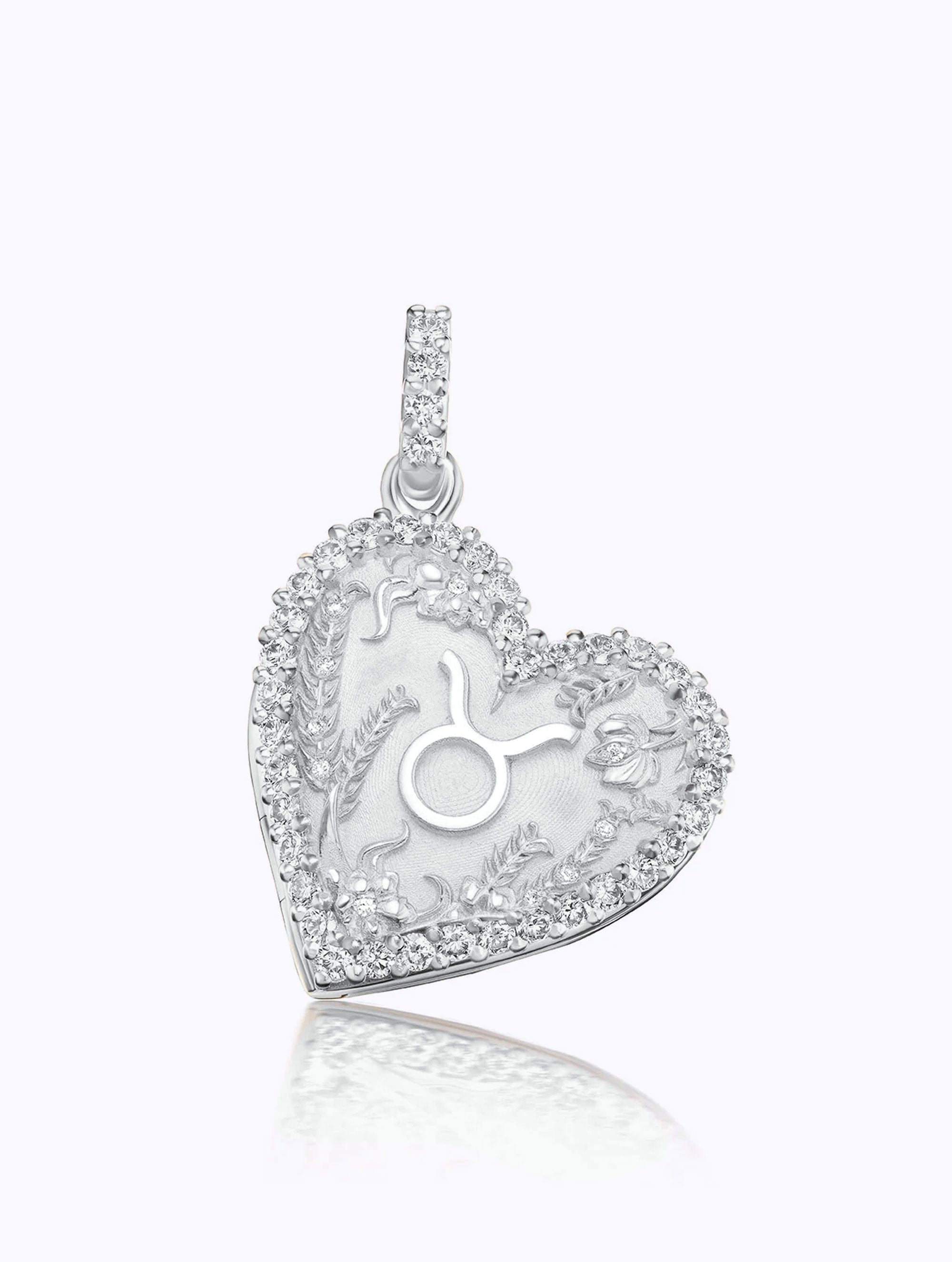 Memoir Diamond Zodiac Heart Locket
