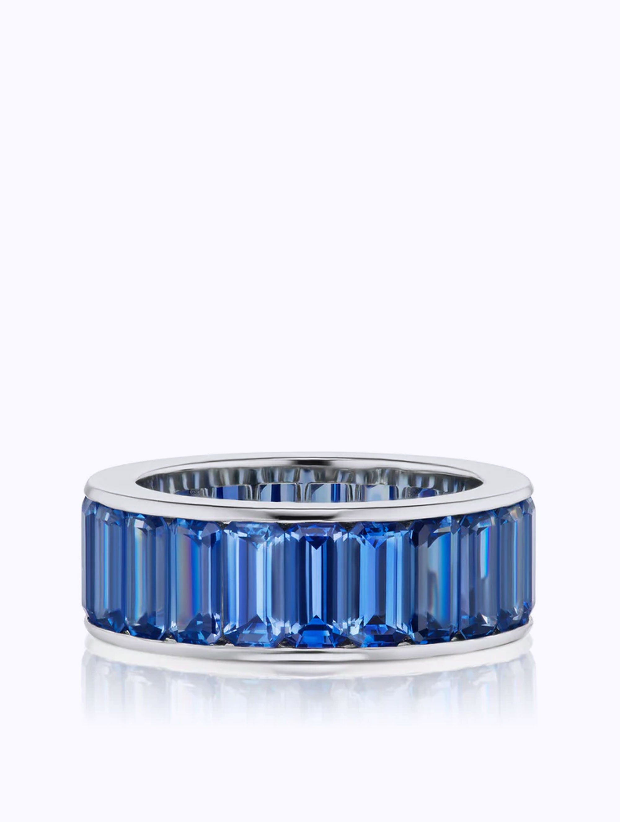 BLUE SAPPHIRE ETERNITY BAND