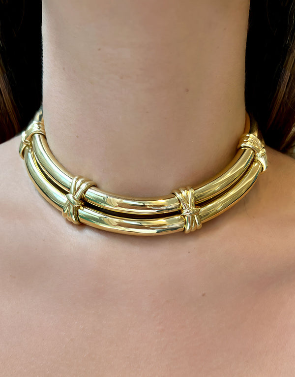 Vintage French Gold Necklace