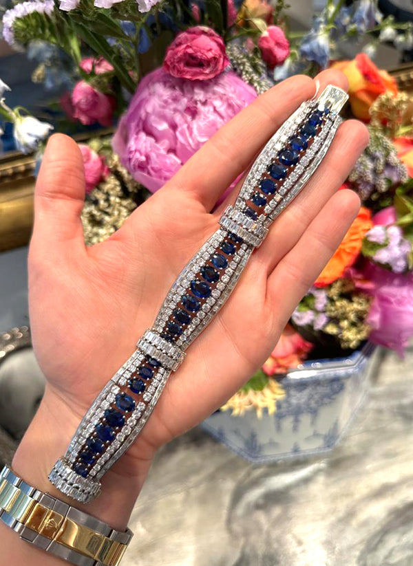 Bulgari Sapphire & Diamond Bracelet