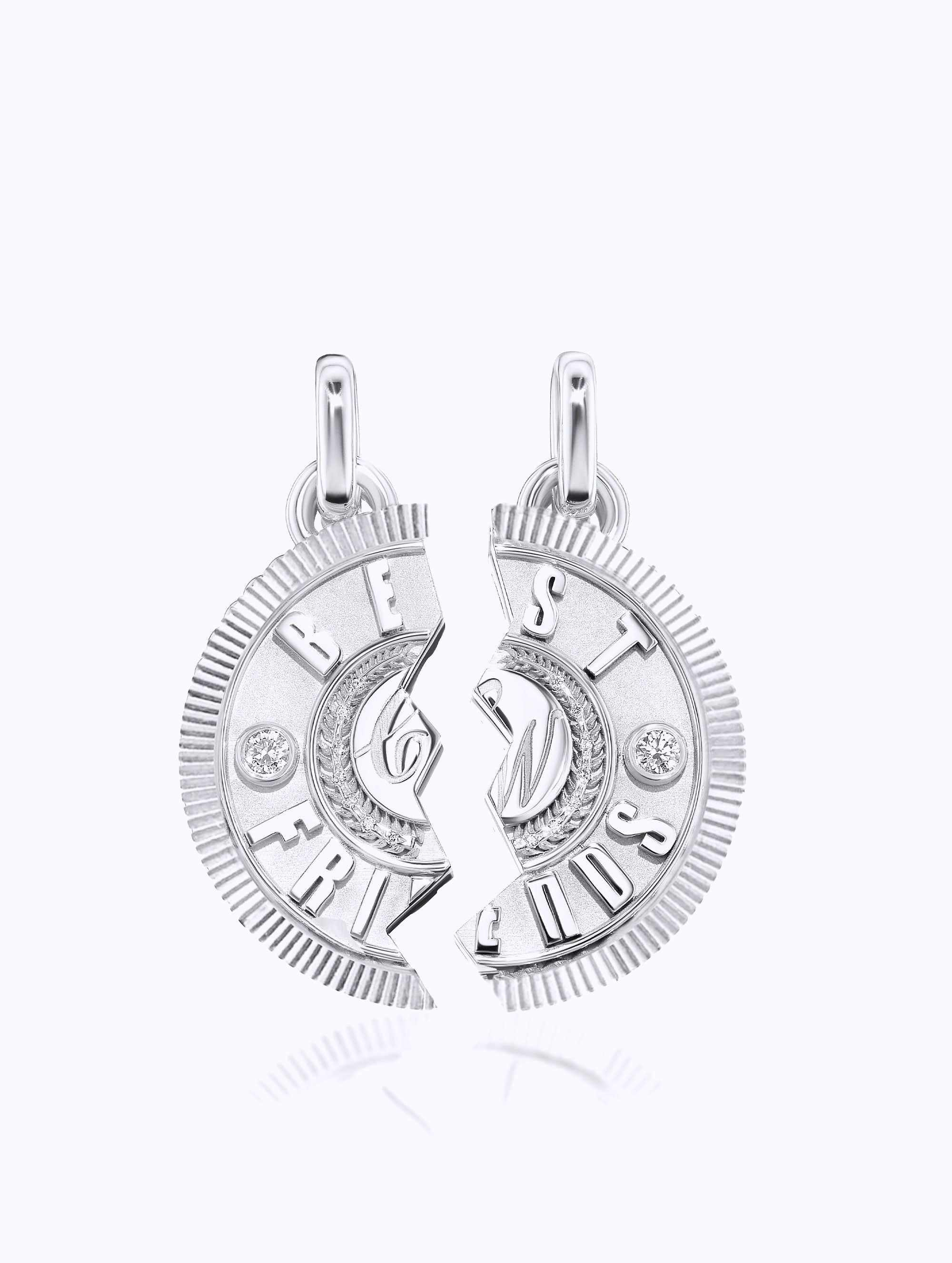 'BEST FRIENDS' DUET MEDALLION SET