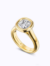 SLOAN CUSTION CUT DIAMOND SOLITAIRE RING