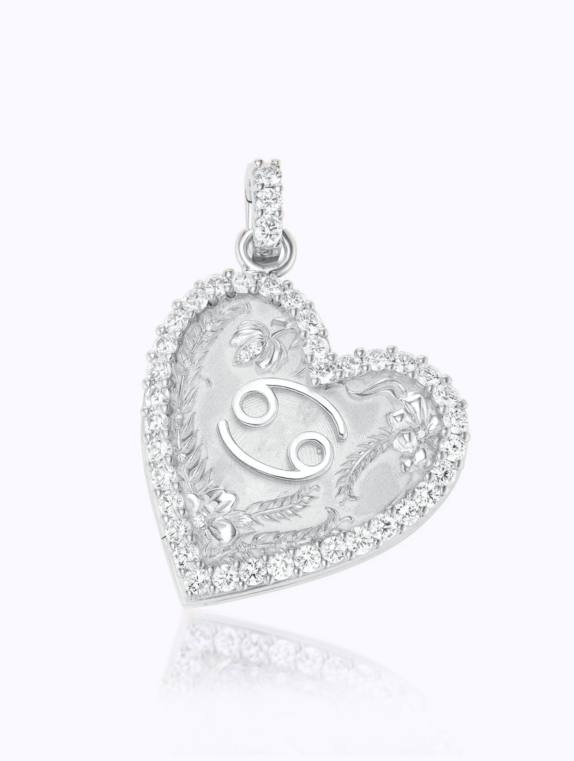 Memoir Diamond Zodiac Heart Locket