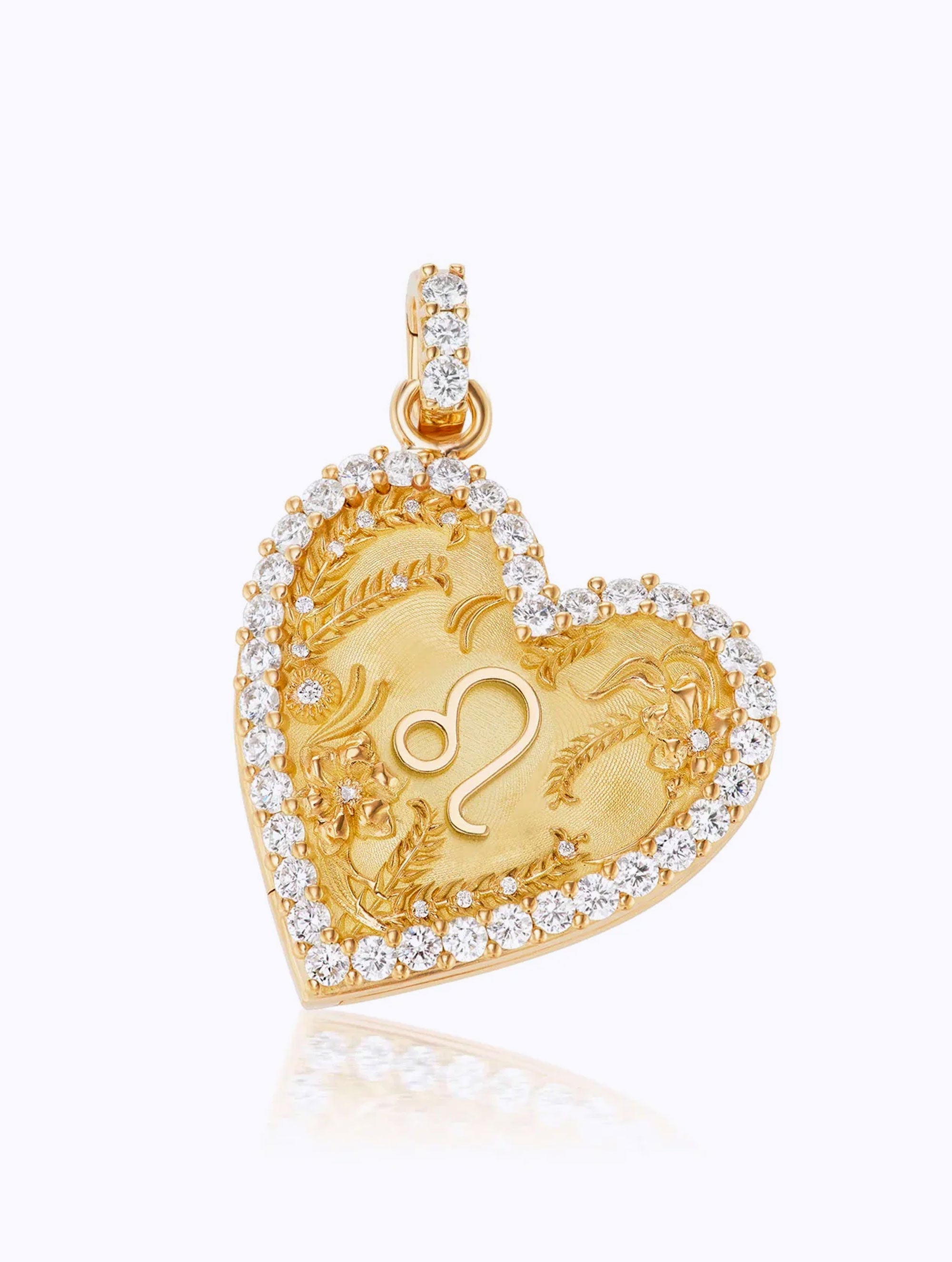 Memoir Diamond Zodiac Heart Locket