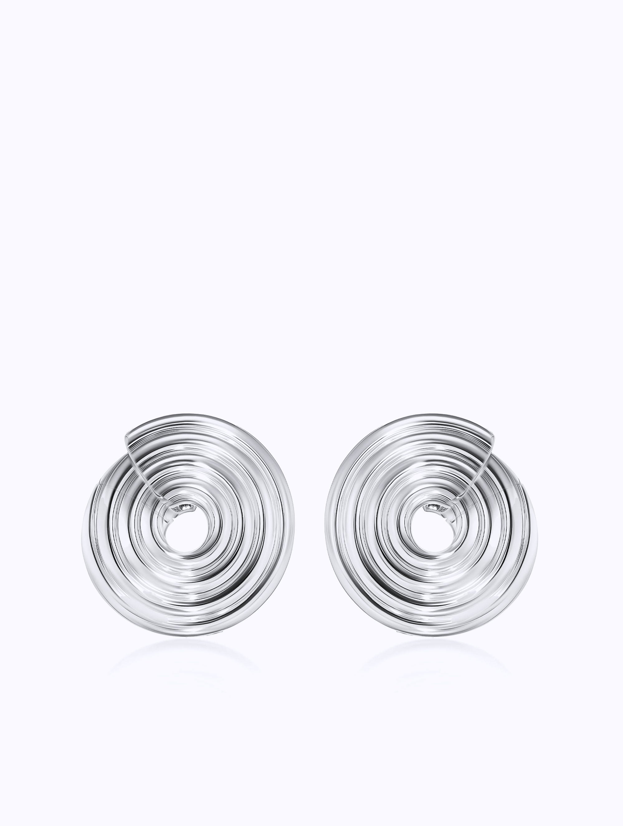 Sloan Fluted Swoop Earrings