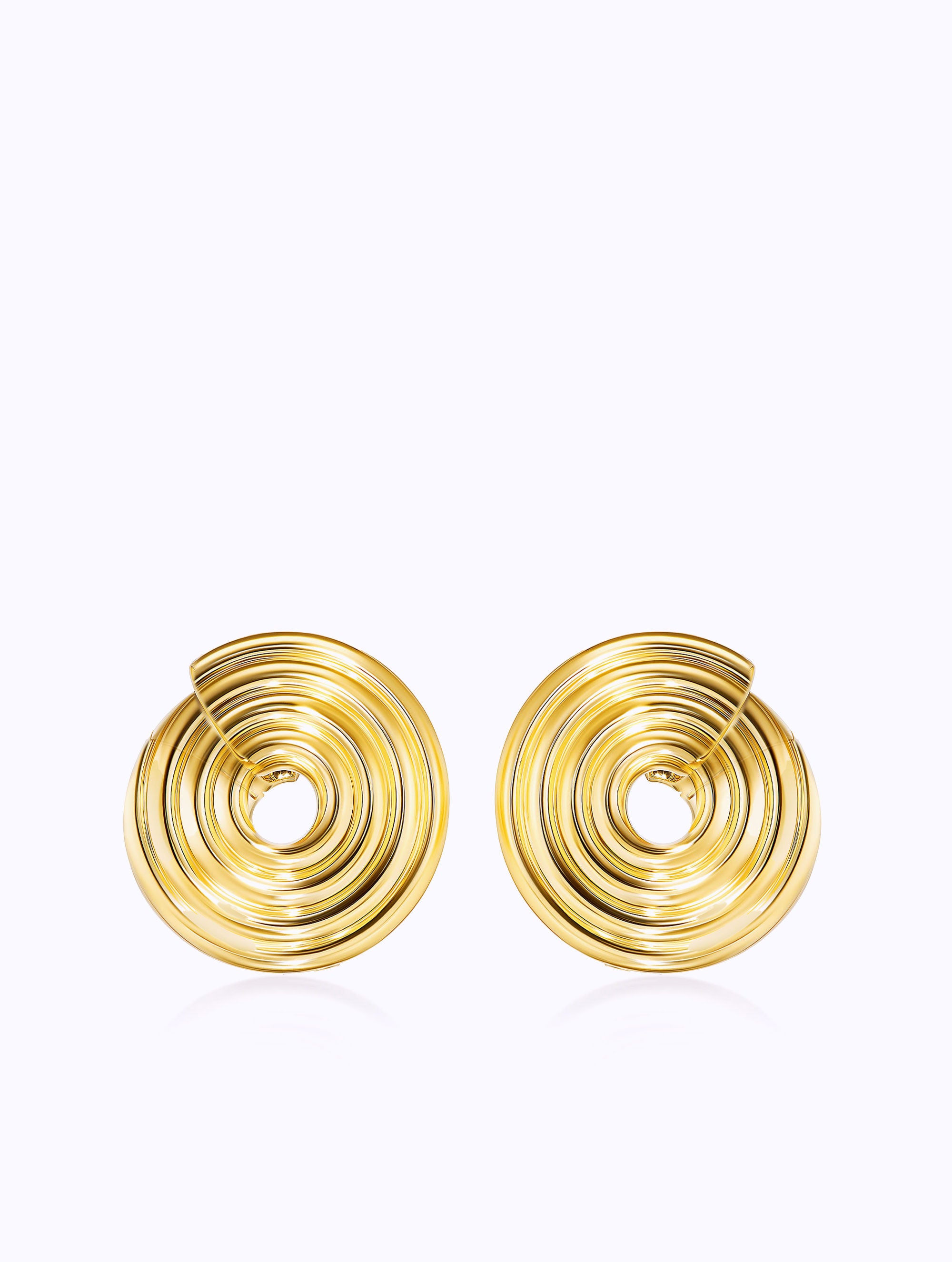 Sloan Fluted Swoop Earrings