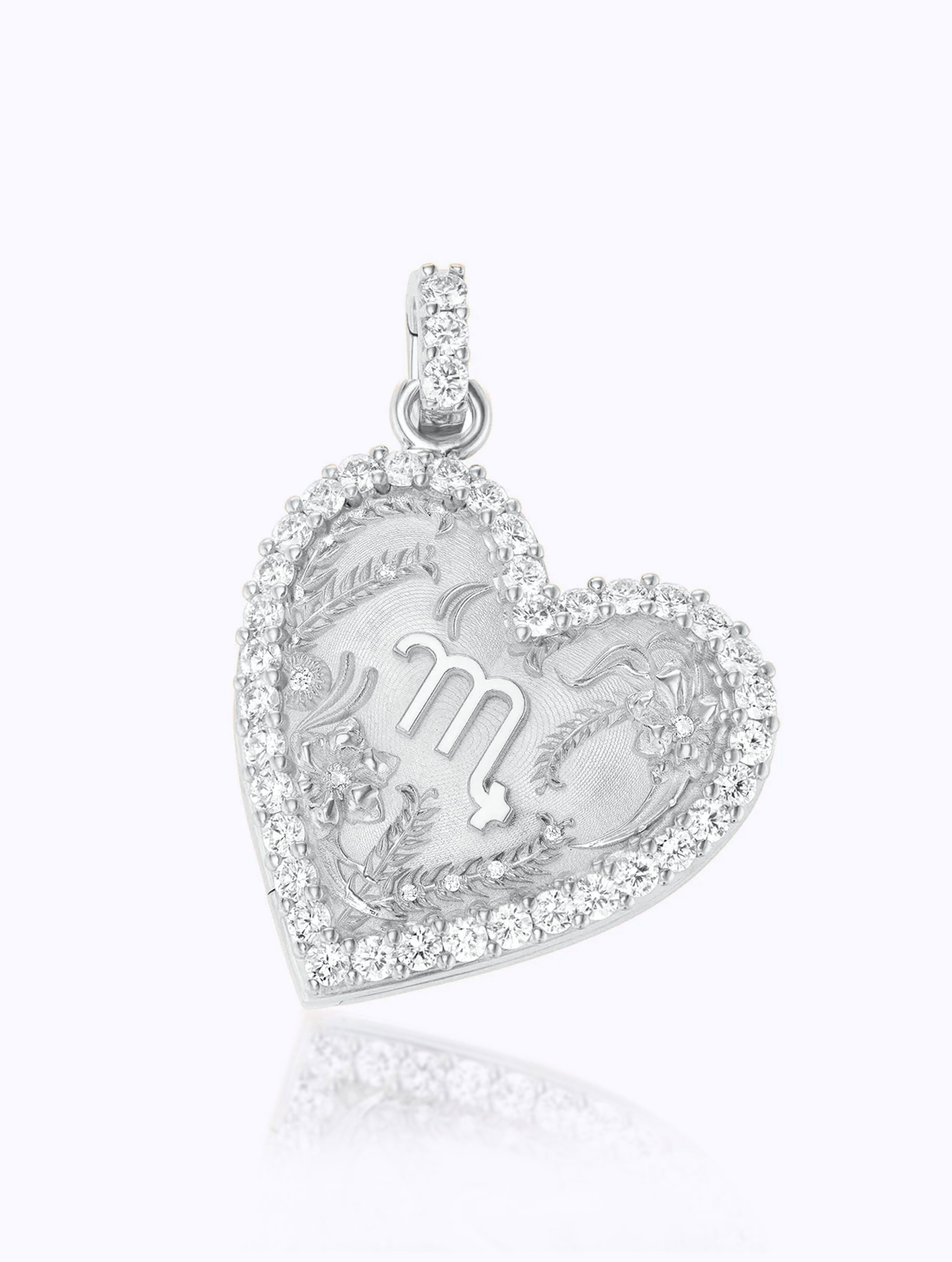 Memoir Diamond Zodiac Heart Locket