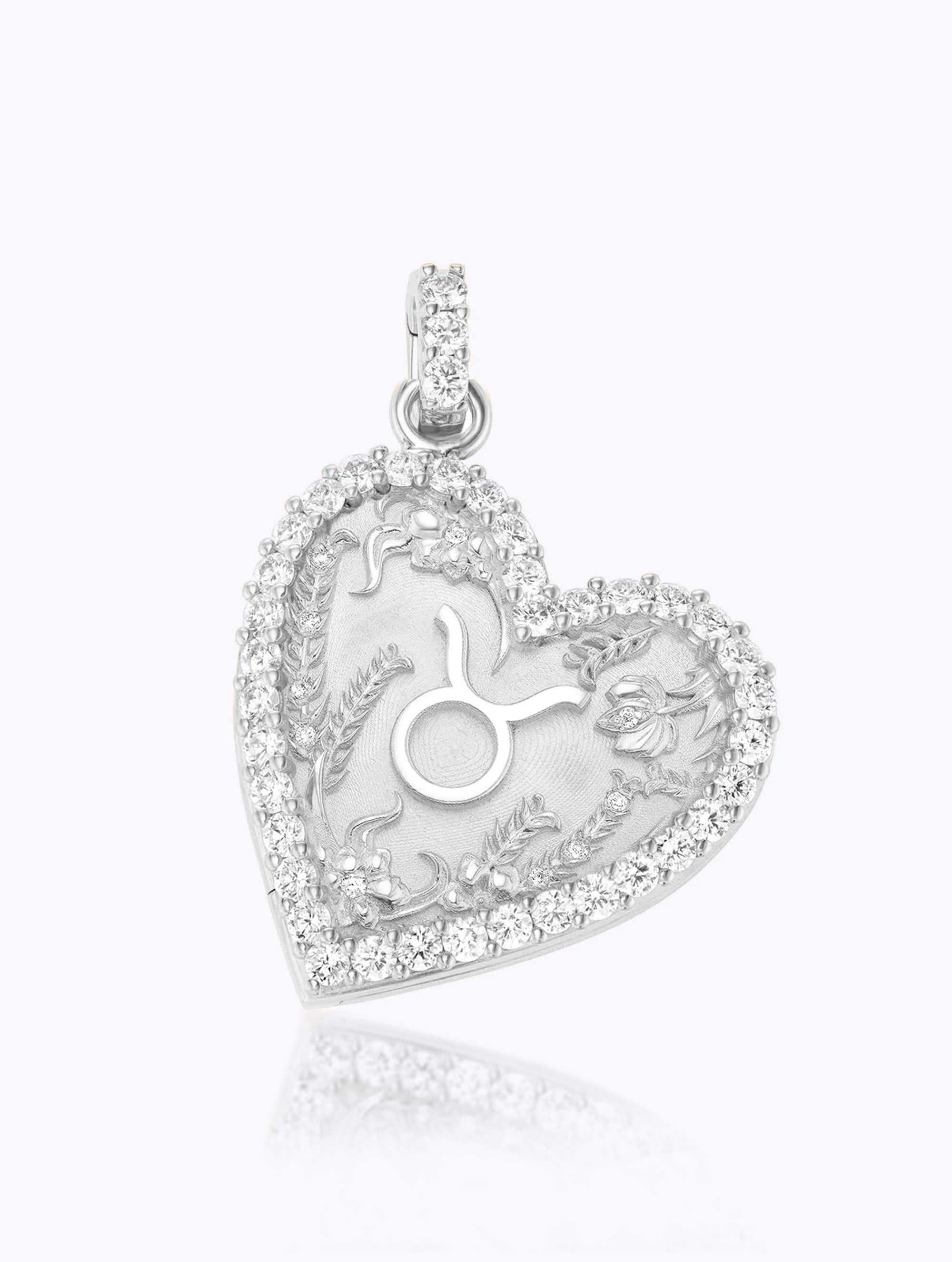 Memoir Diamond Zodiac Heart Locket