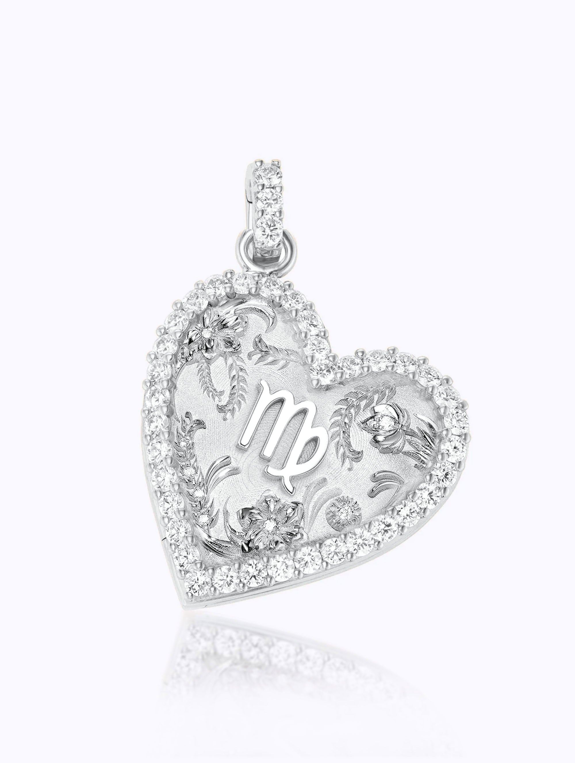 Memoir Diamond Zodiac Heart Locket